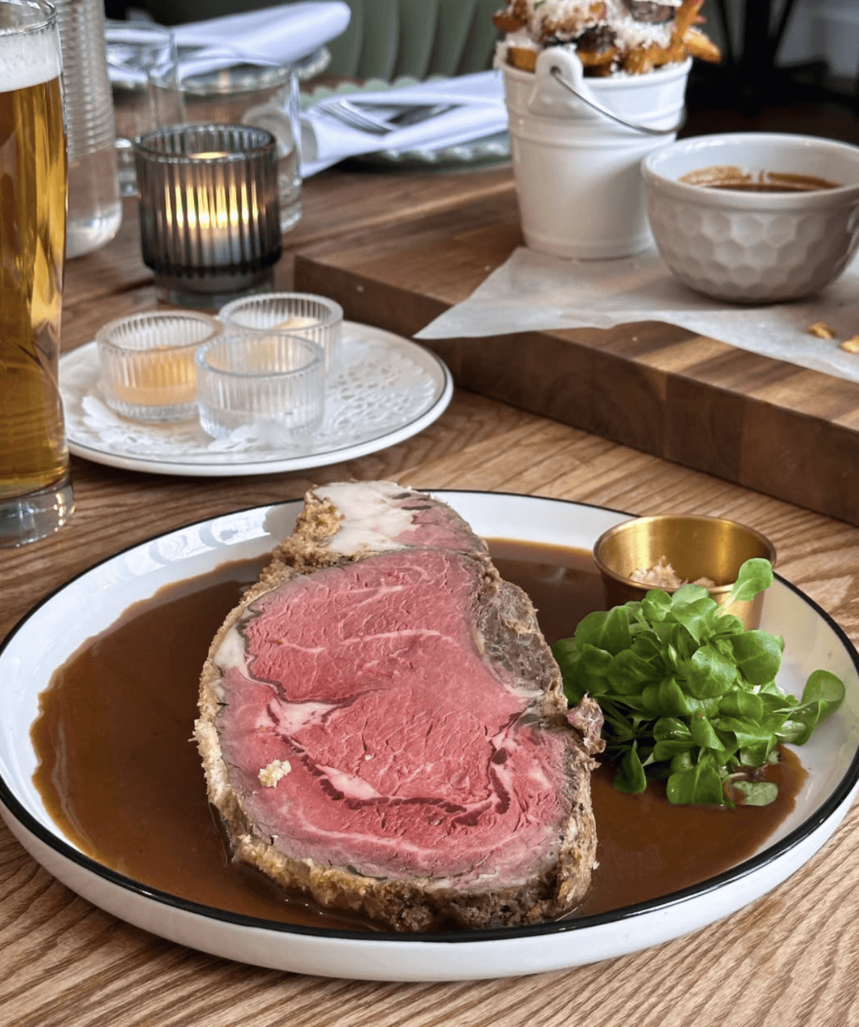 Herb-roasted chicken dish