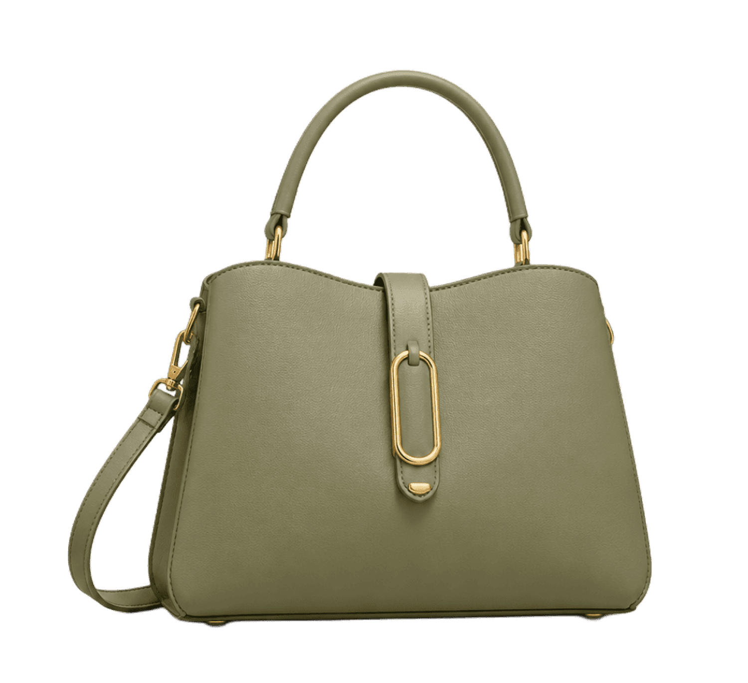 Azure Oval Satchel