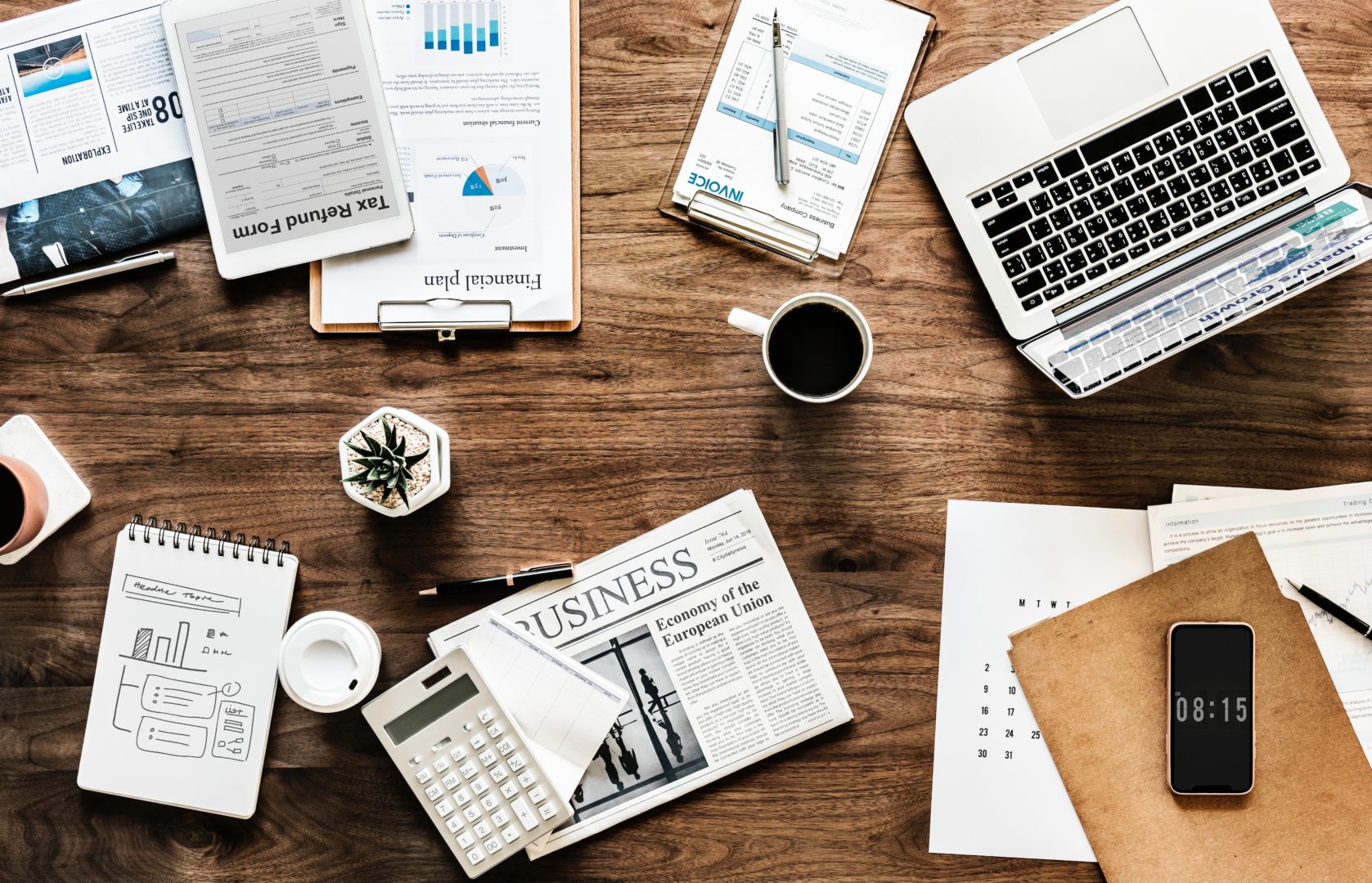graphic designers desk