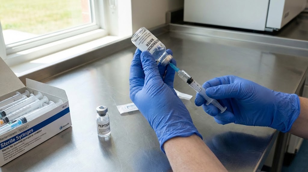 bacteriostatic water to add to peptides