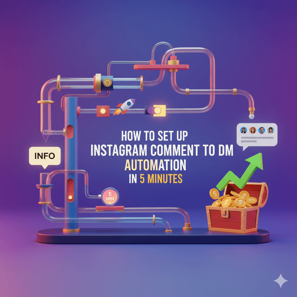 Side-by-side comparison: InstantDM's effortless, click-based Instagram DM sequence creator on the left, showing steps with delay, next to a confusing legacy flow builder with many arrows and a red X on the right. Highlights easy DM automation