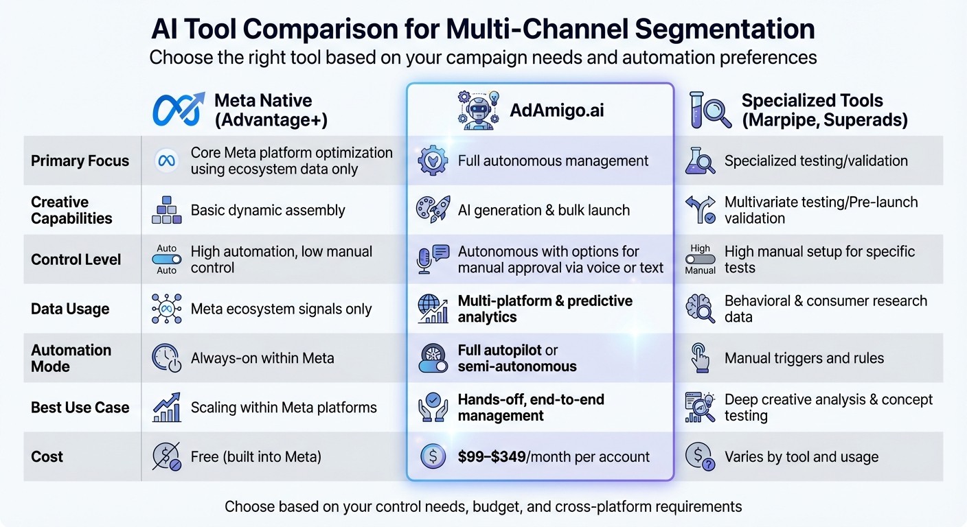 AI Tools Comparison for Meta Ads Multi-Channel Segmentation