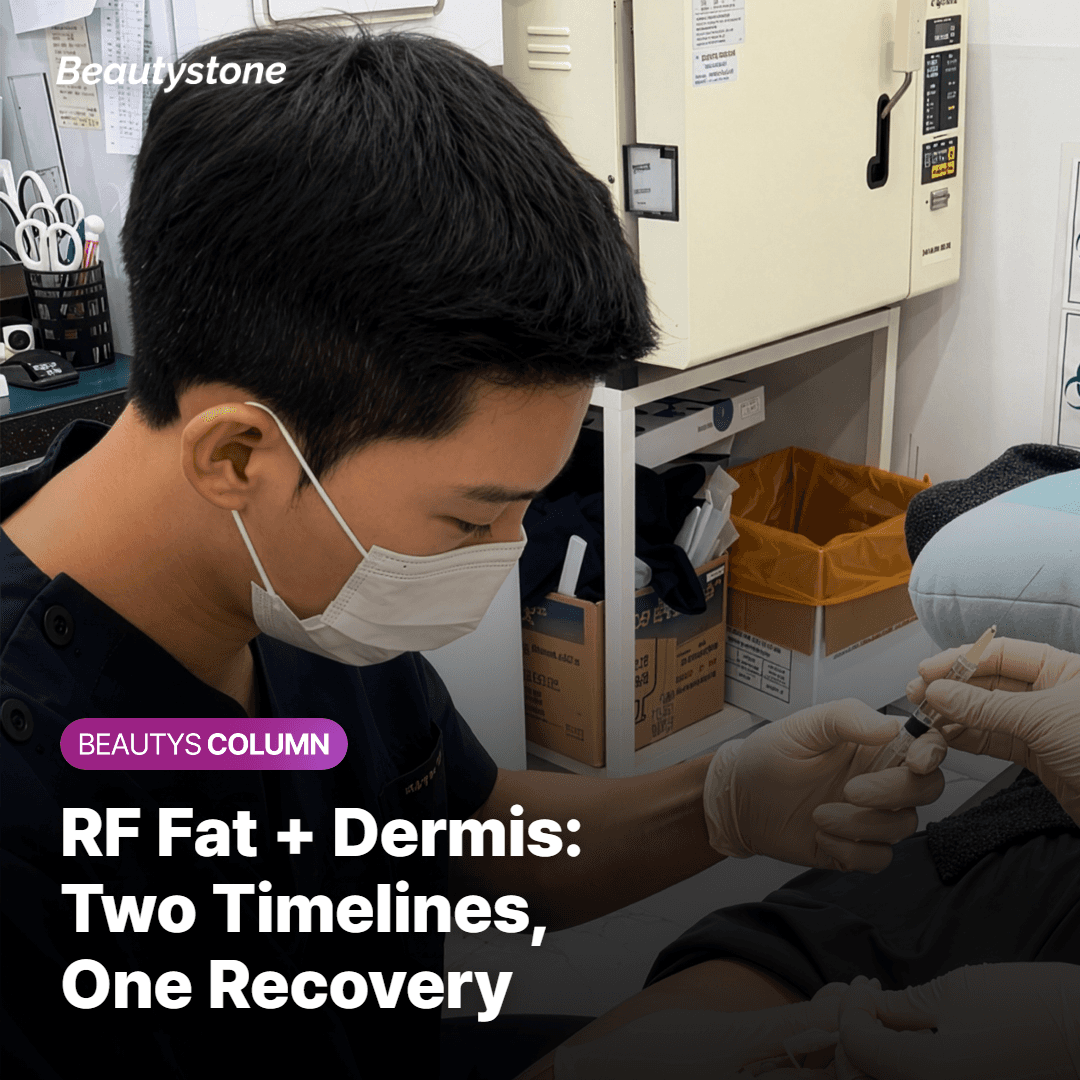 Cross-section of the jawline showing InMode FX radiofrequency energy penetrating the subcutaneous fat and deep dermis layers