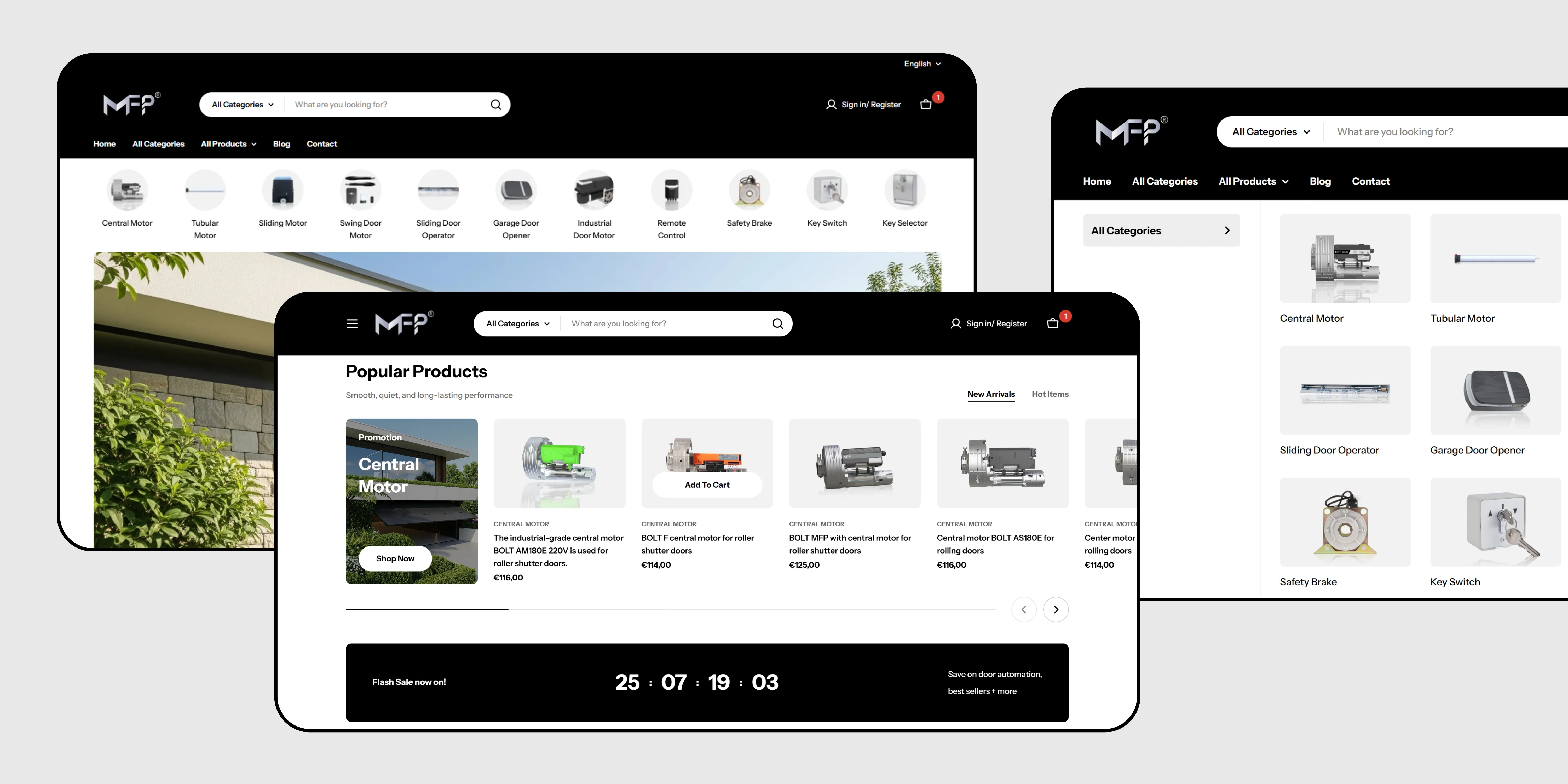 Custom B2B website design and development project for global market entry