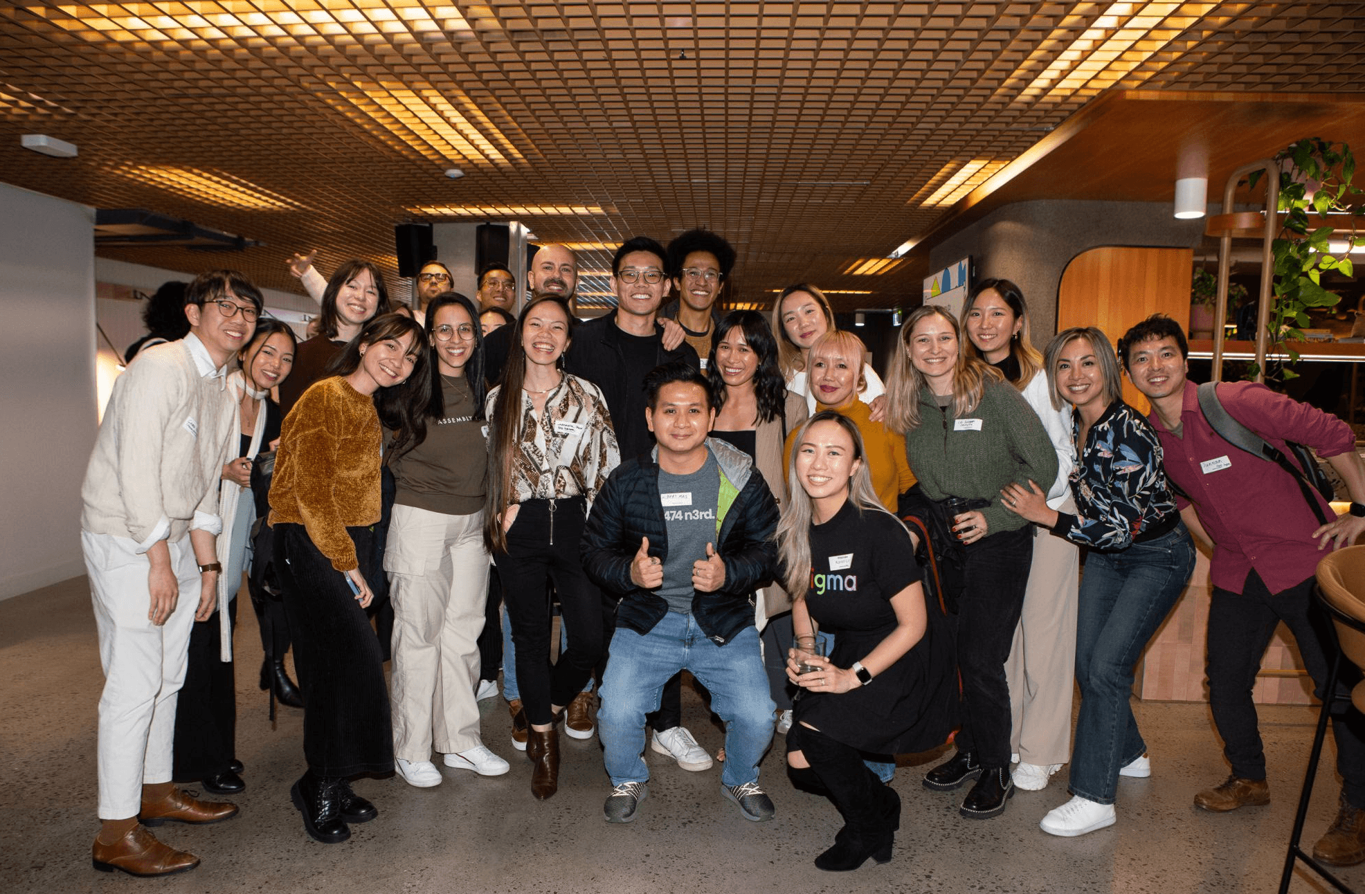 Group image at Friends of Figma meetup, Sydney