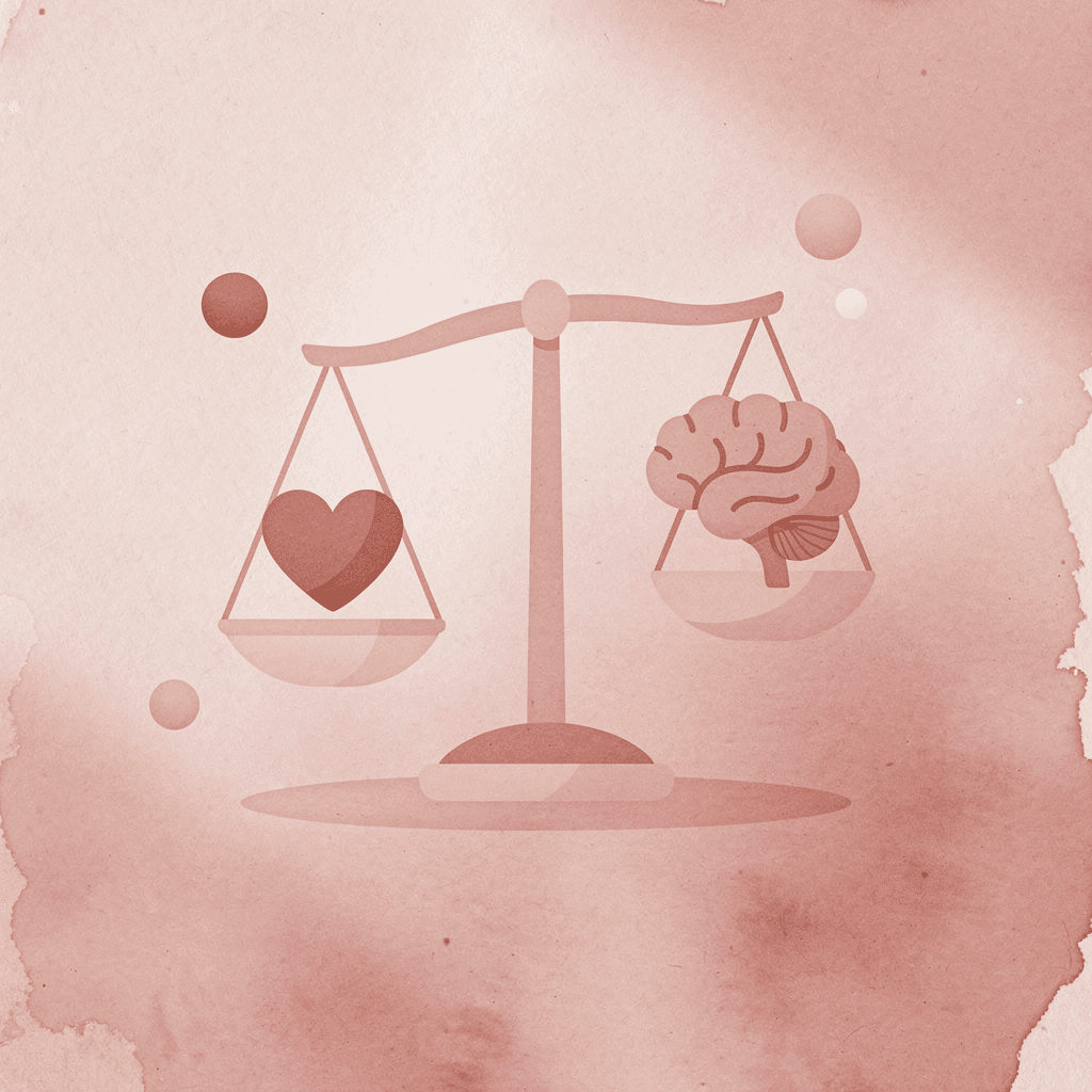  Balance scale showing training intensity versus recovery needs