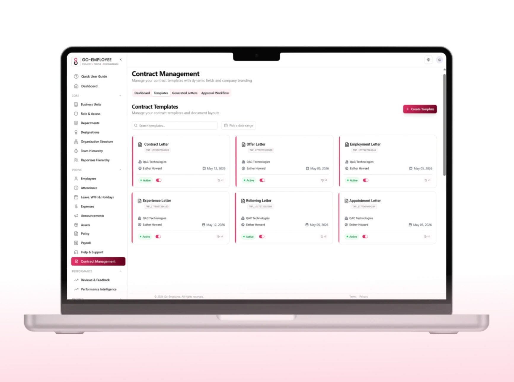 Go Employee Centralized Asset Repository