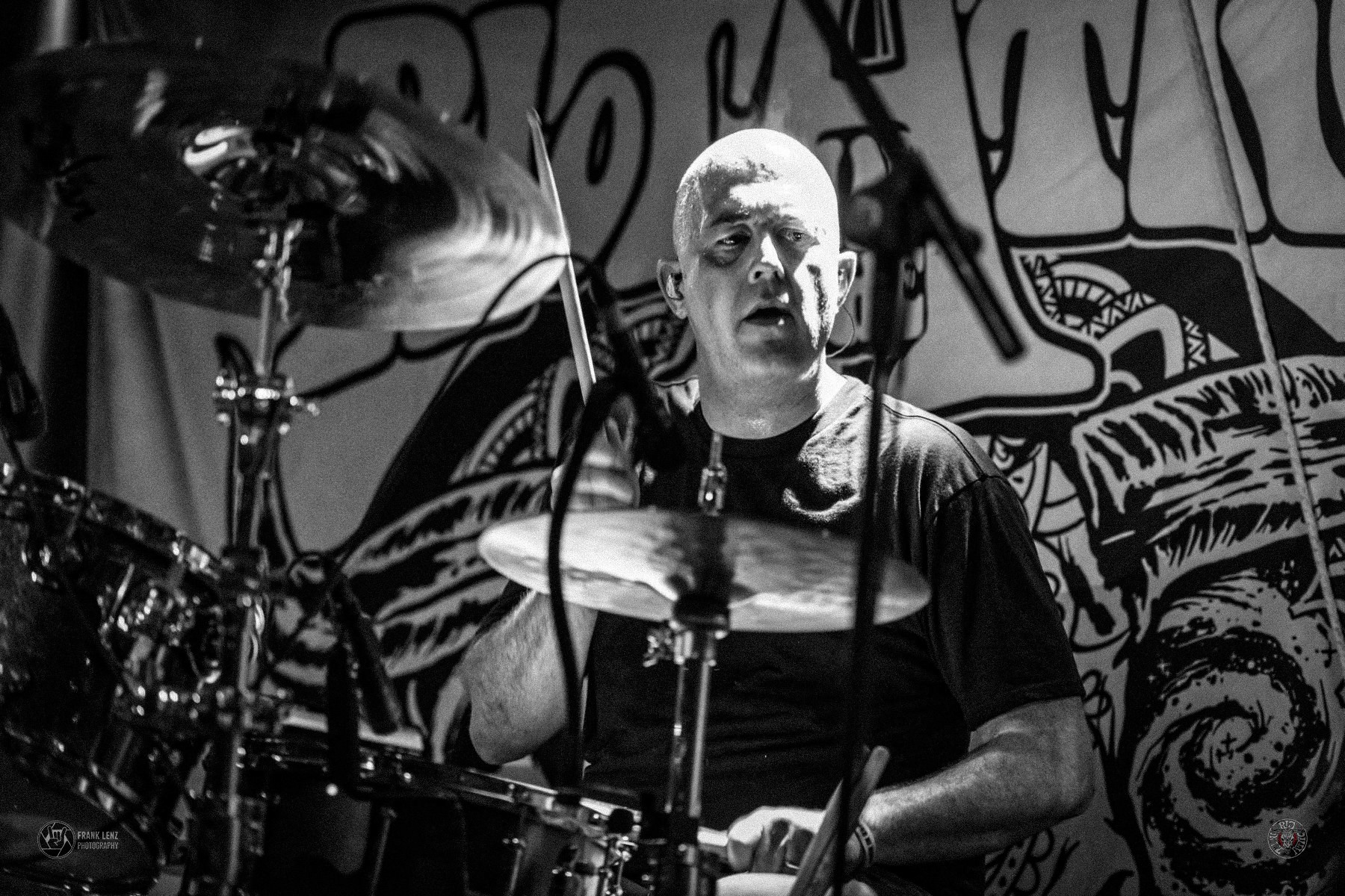 Tom the Drummer playing live