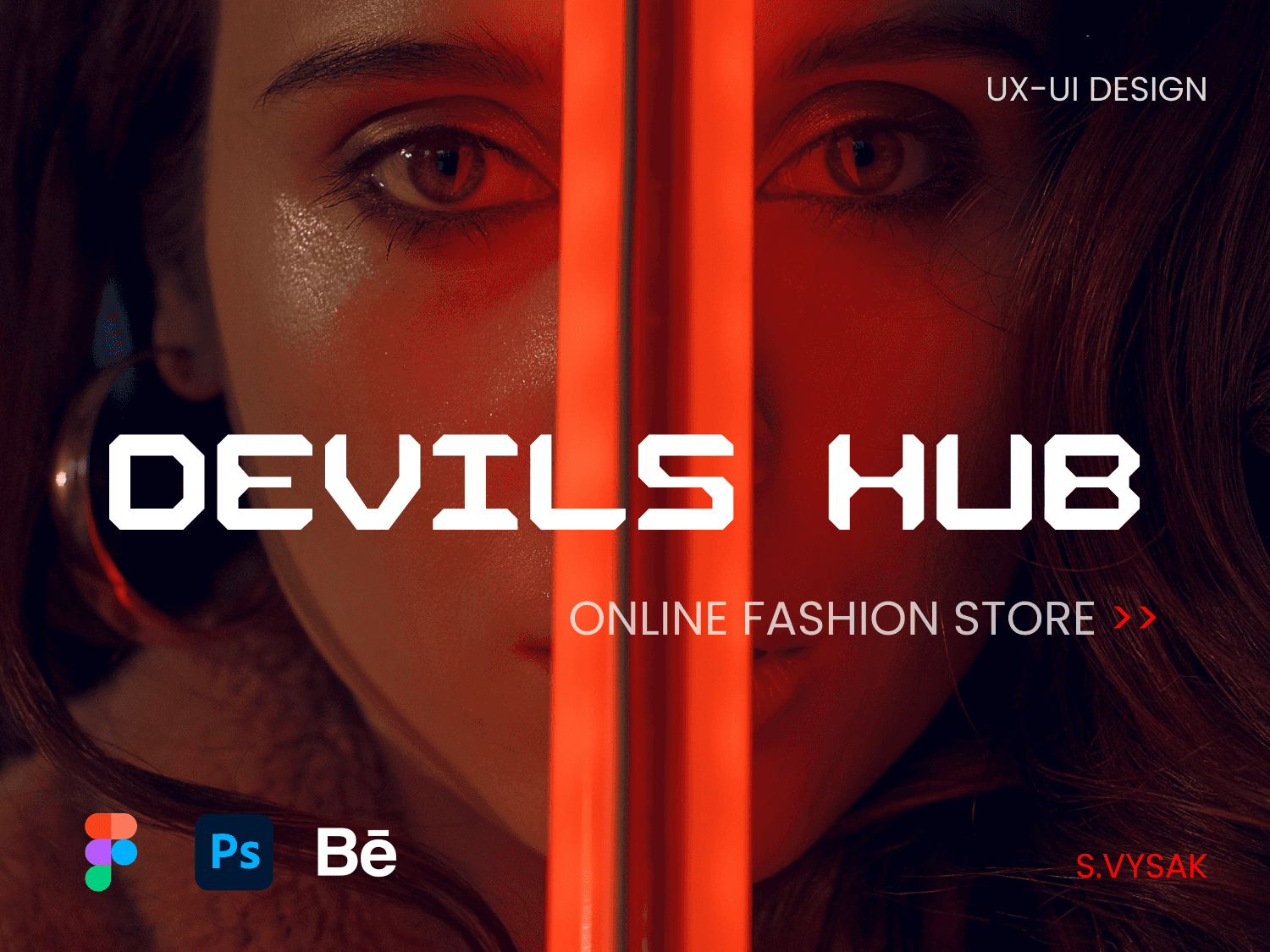 DEVILS HUB — UX/UI Design (E-Commerce / Fashion) project by S. Vysak