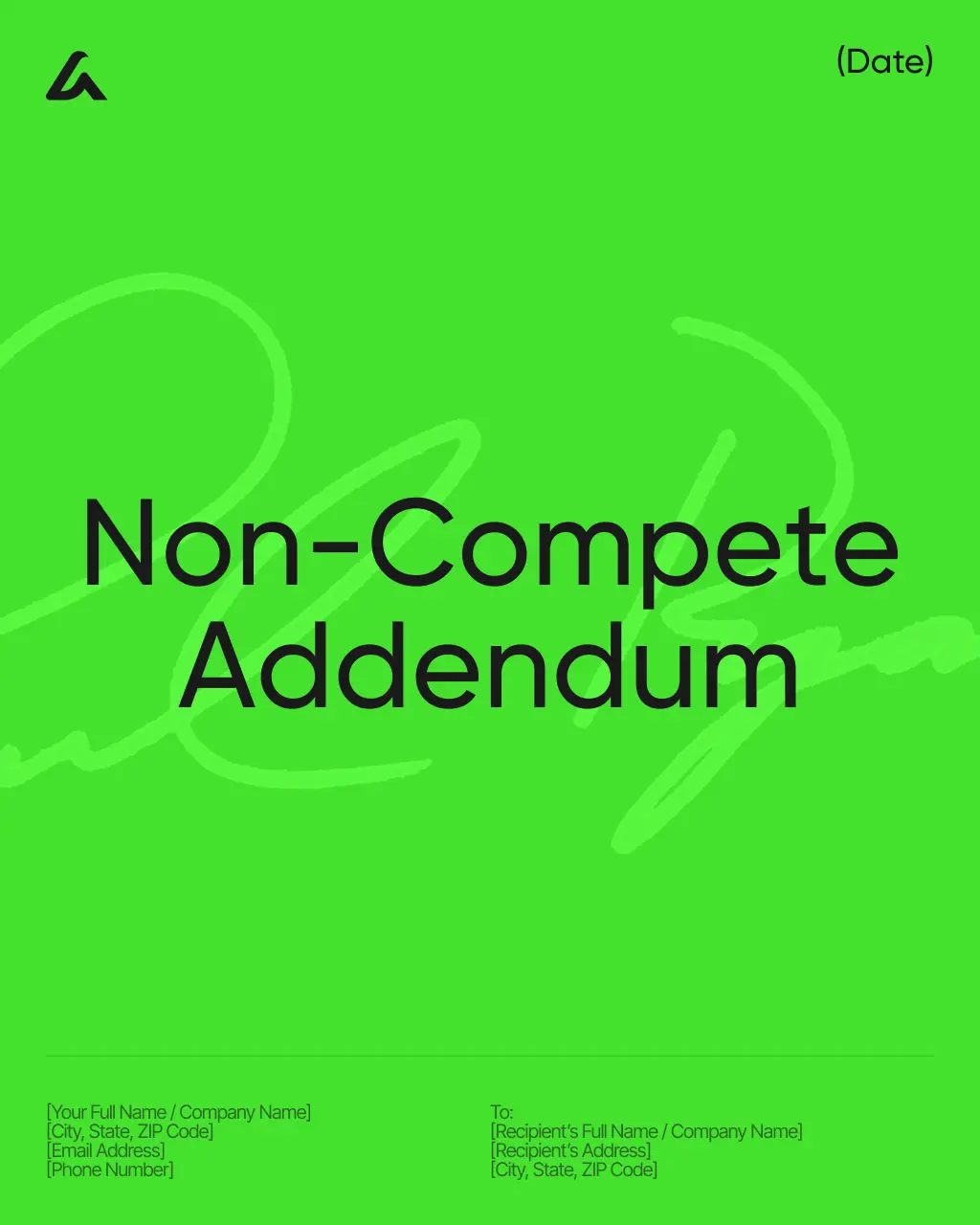 Non-Compete Addendum