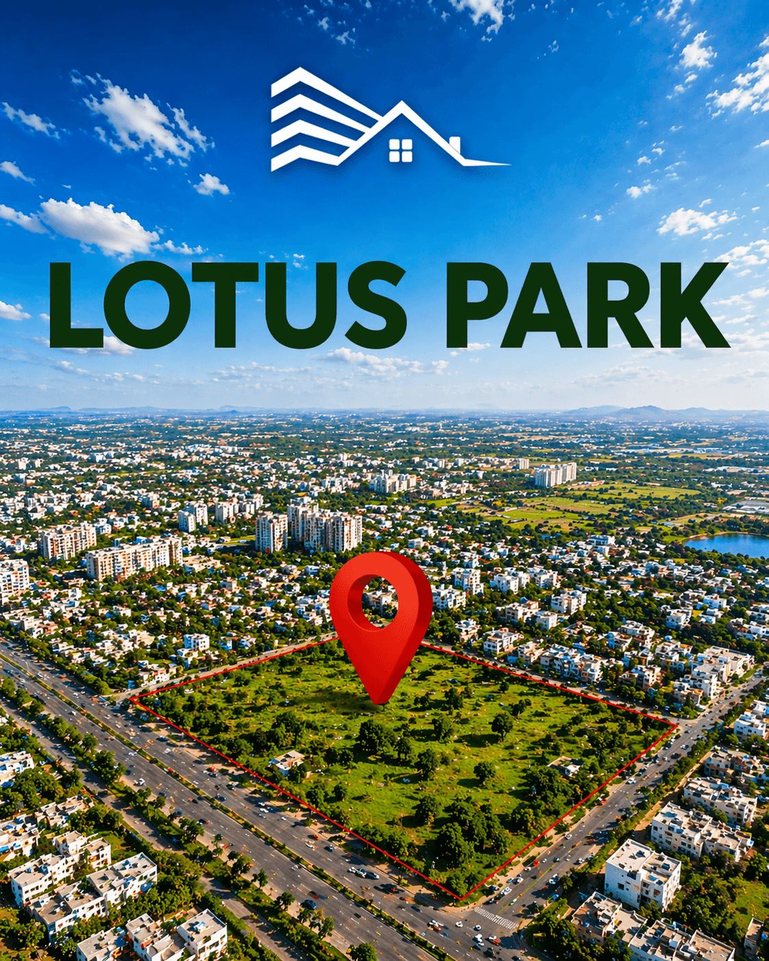 Lotus Park	Gated farm land plots beside Forest Office Garag Main Road Dharwad - Lotus Park properties in Hubli Dharwad by UK Properties