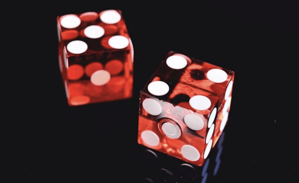 Two Dice symbolizing the gamble of paying for betting tips