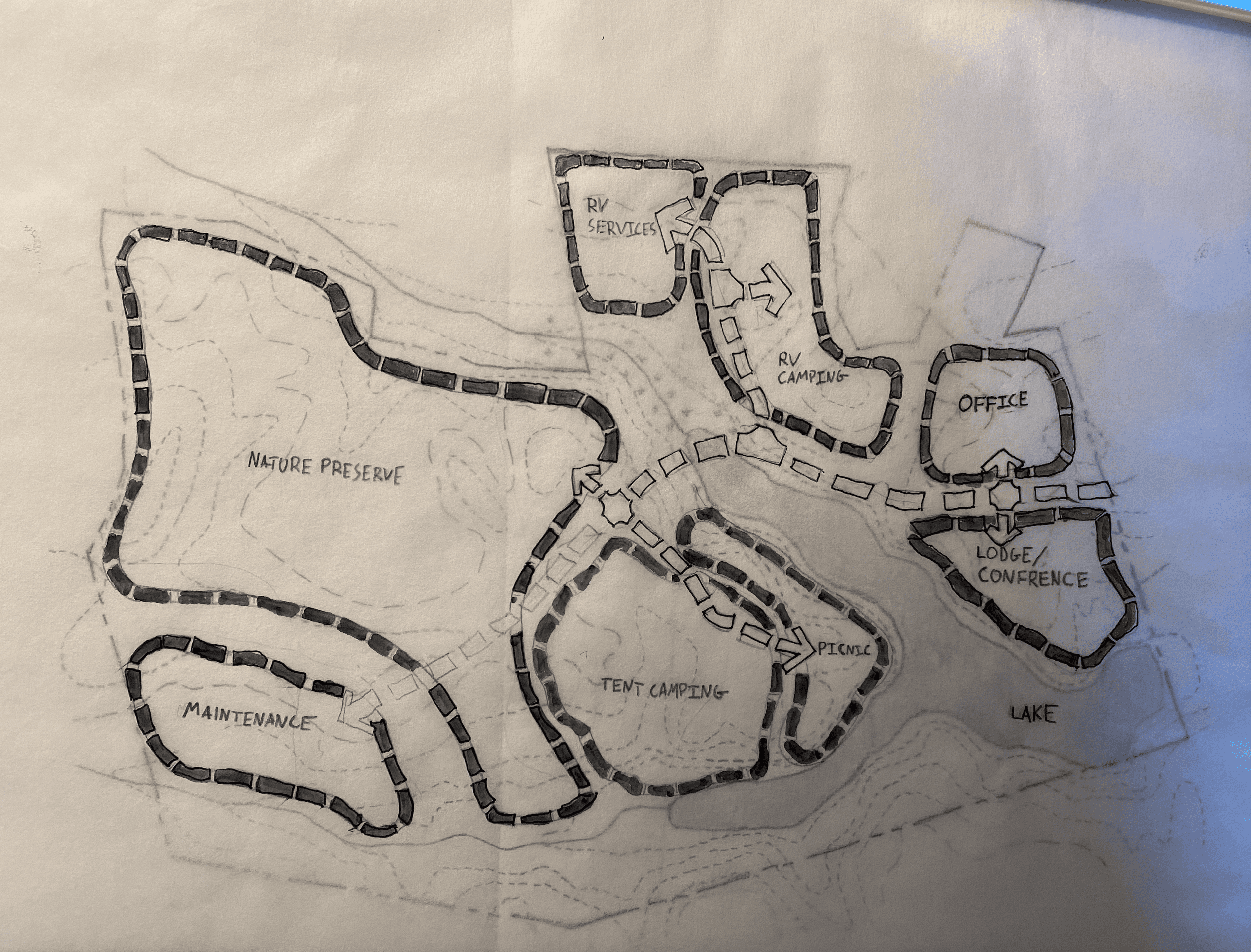 Theo Berry: Nature Preserve Site Plan Urban Design