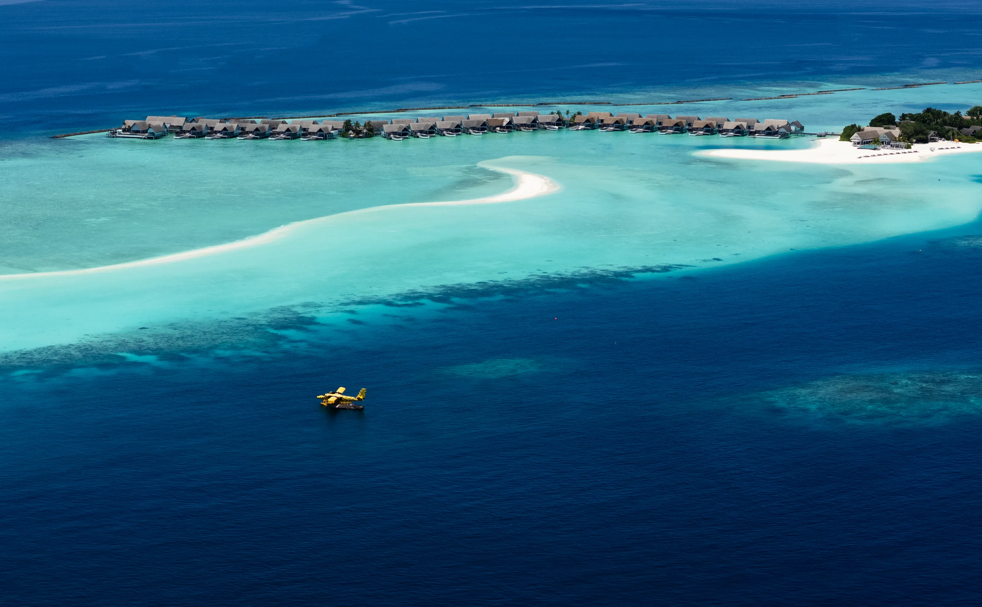 A scenic view of a lake in the mountains
