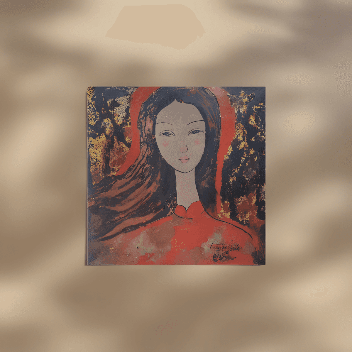 premium art poster and canvas prints, with originals available, from QART , of the artwork " Spring Hair "