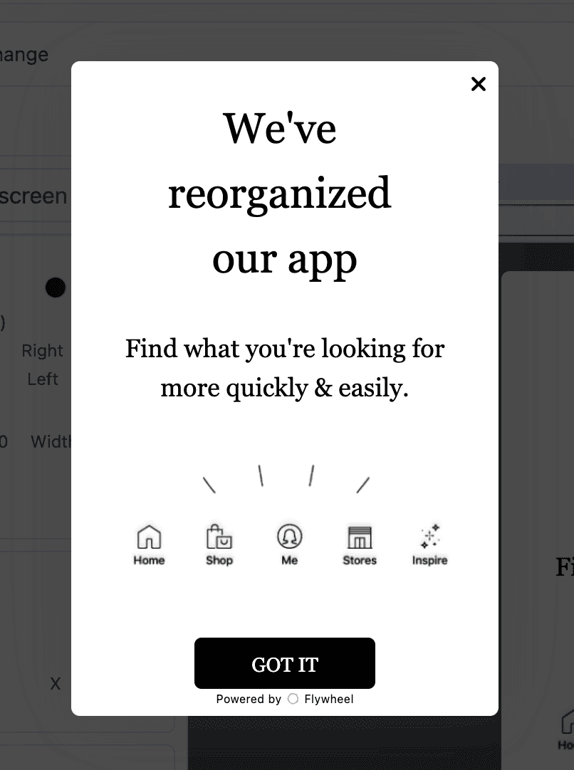 Sephora Navigation Change