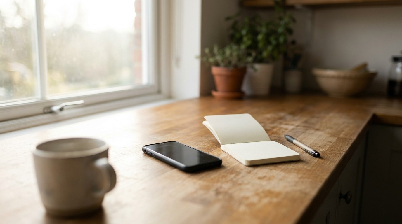 A phone and notepad ready for calling a dental clinic about coverage