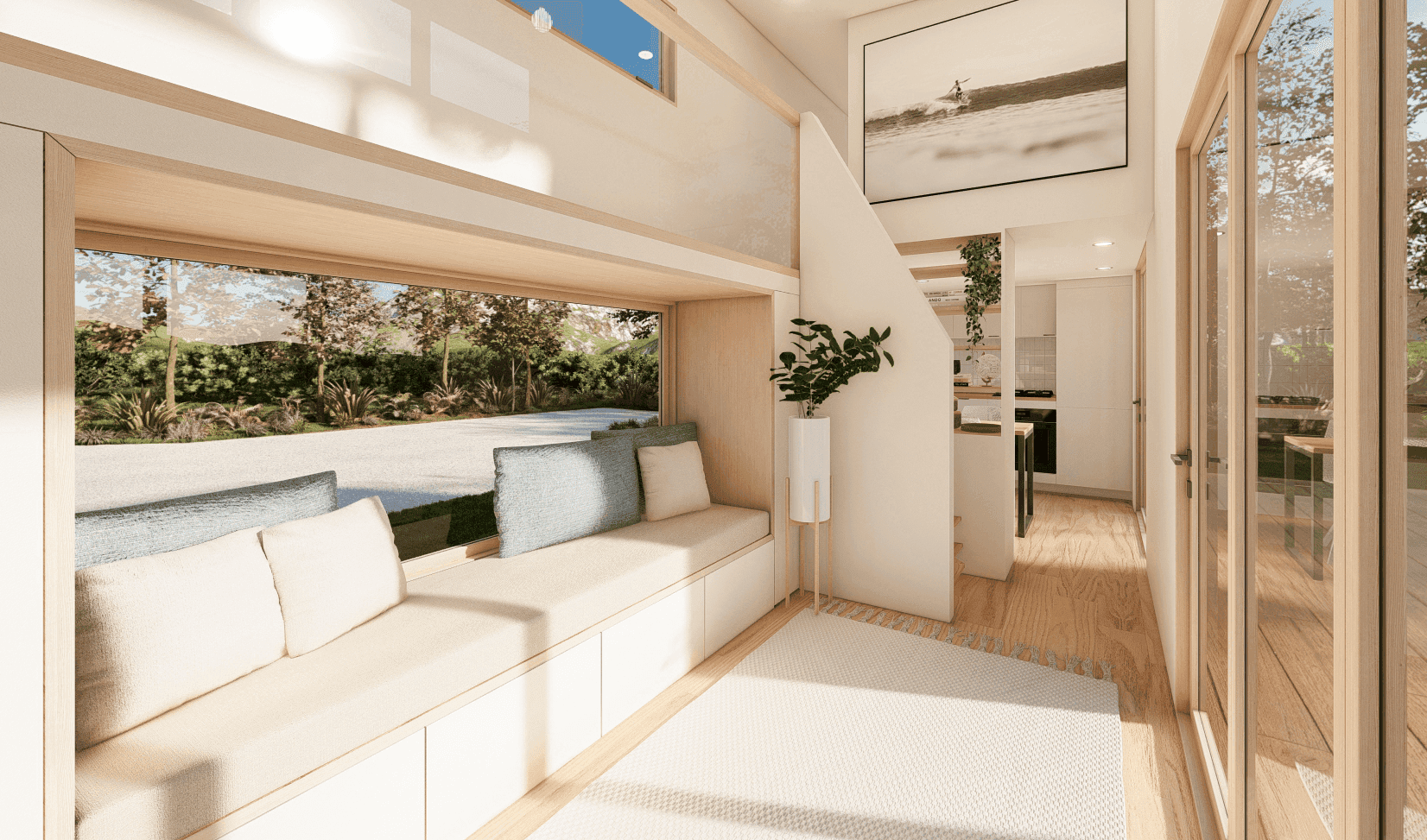 Luna Tiny House Living Room