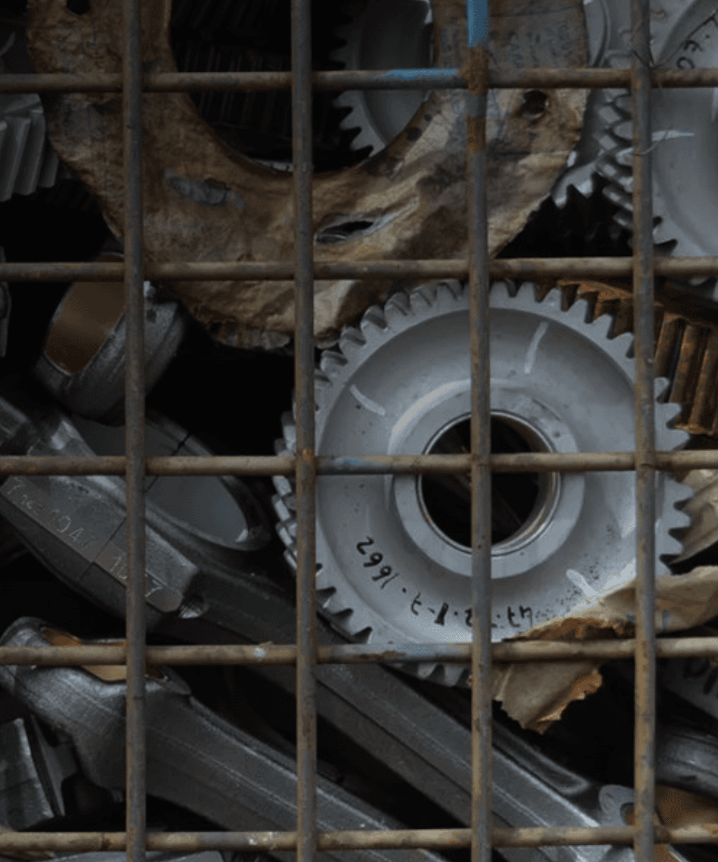 white and green plastic bags