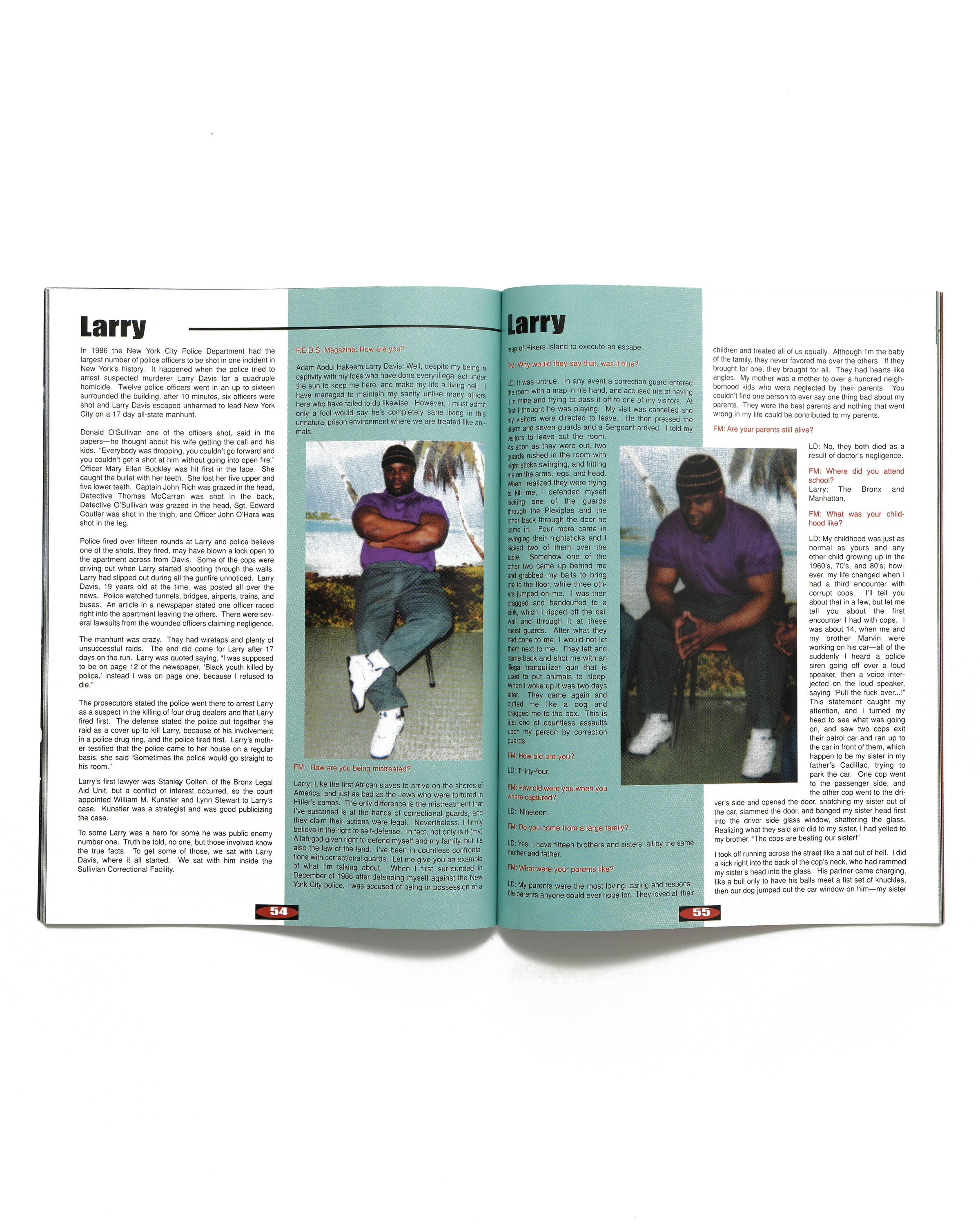 F.E.D.S - Volume 2 - Issue 7 2001 - Insert