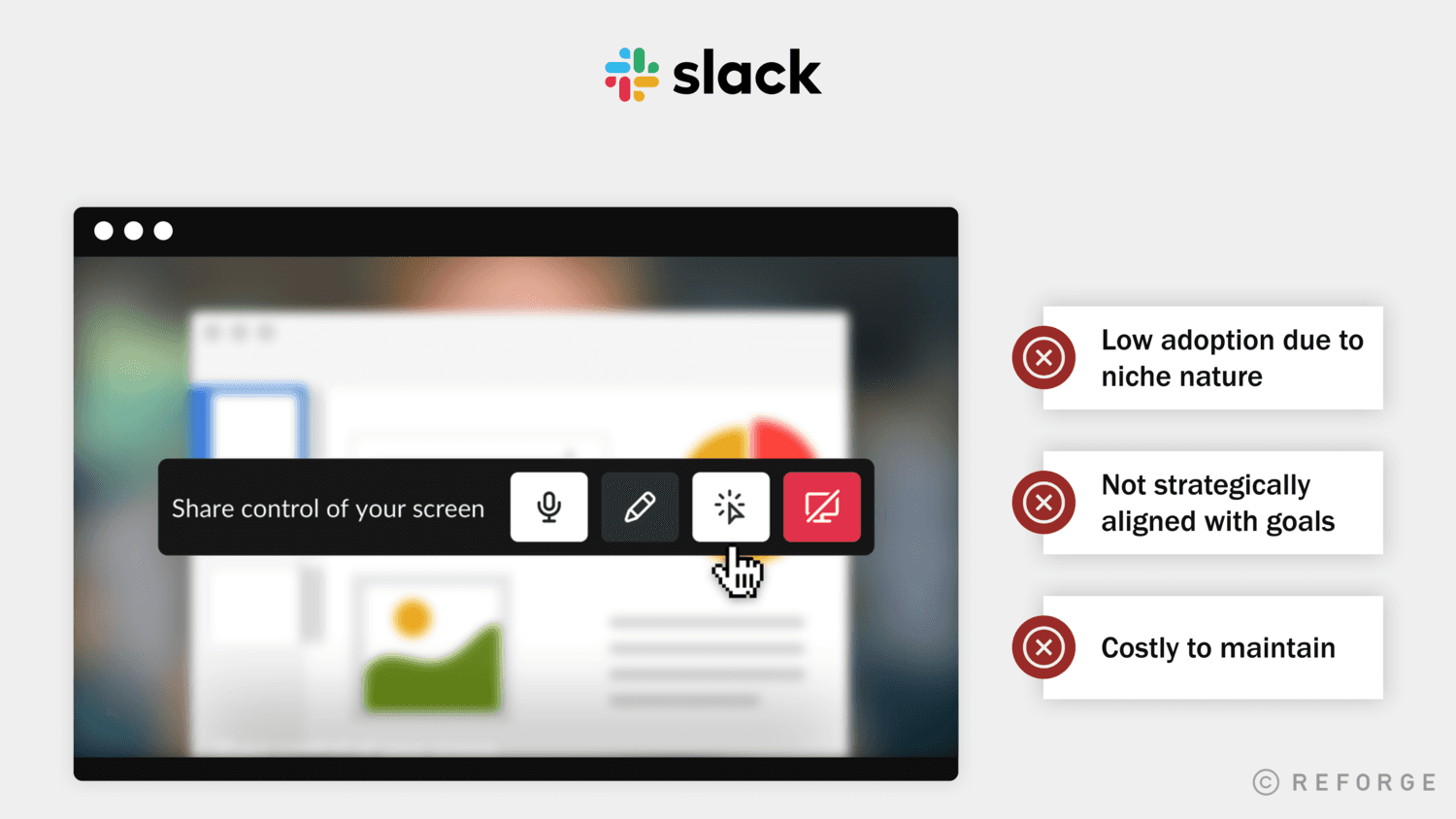 Slack Remote Screen Control Feature