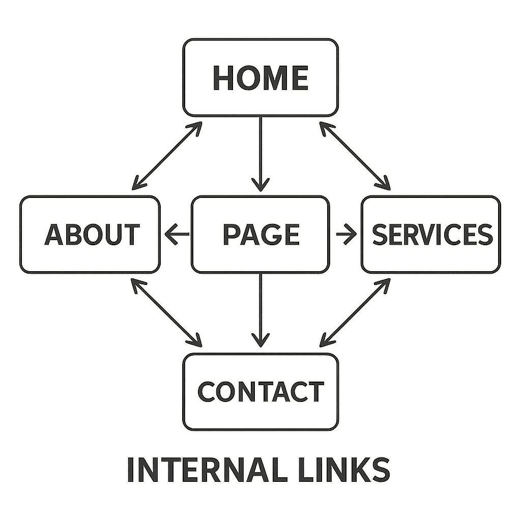 Basic internal linking concept
