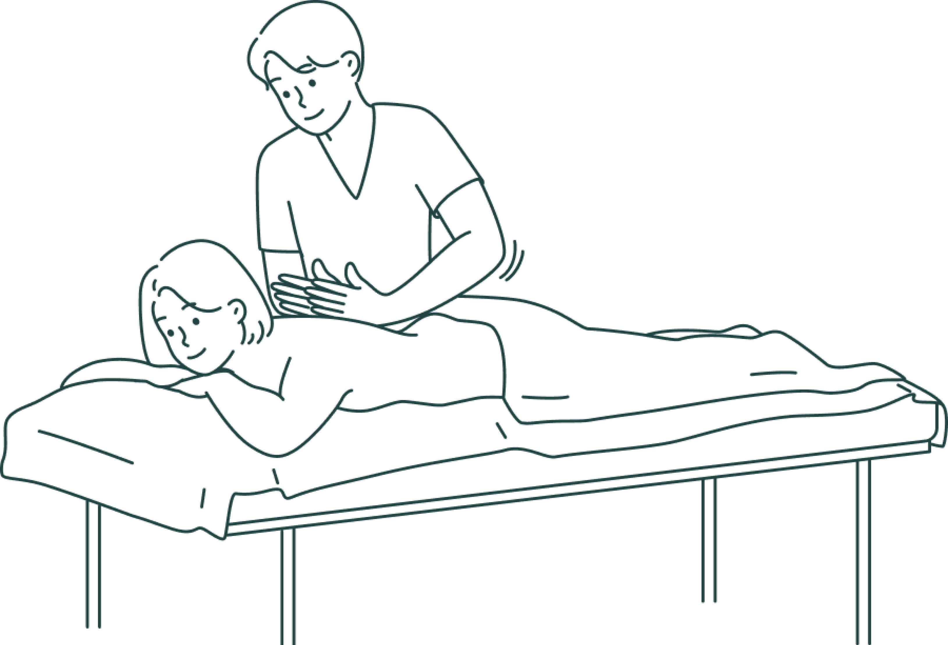 Veloura Spa wellness treatment illustration