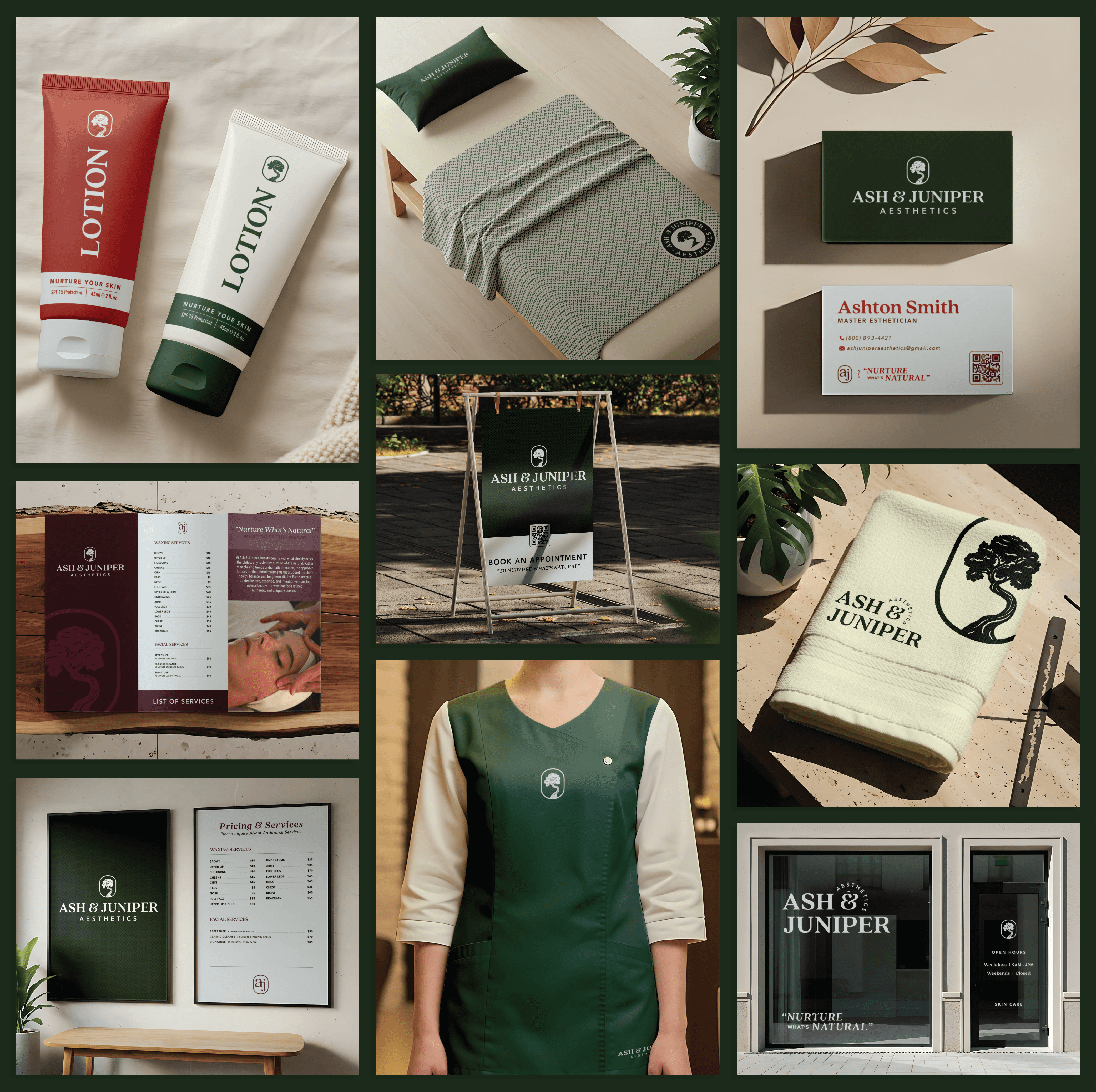 Ash & Juniper Spa Mockups