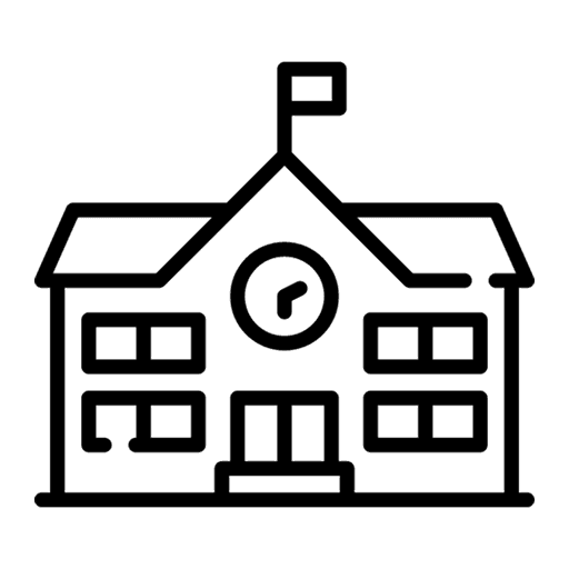 Illustration of a bed with dark line