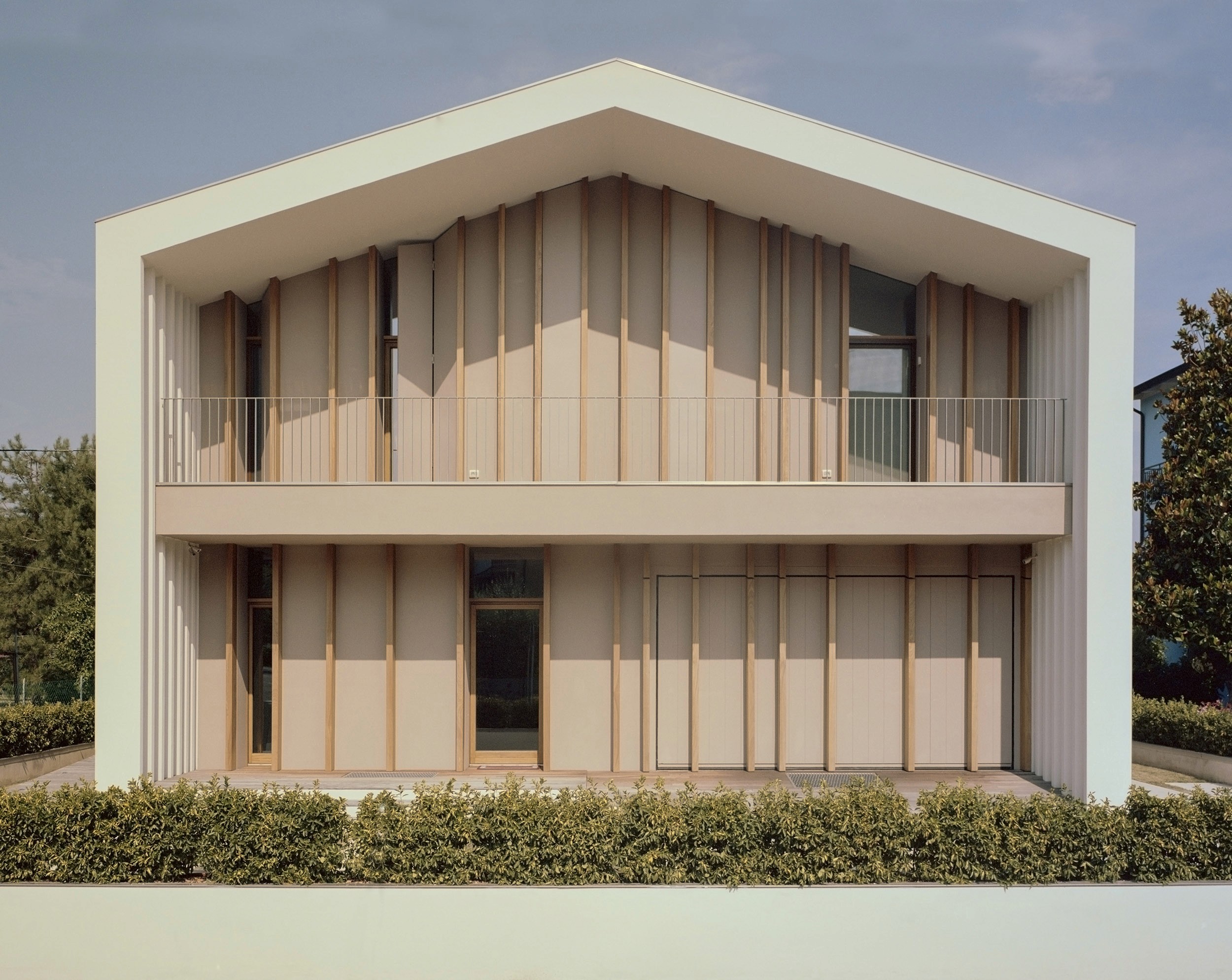 Workshop made of bright wood