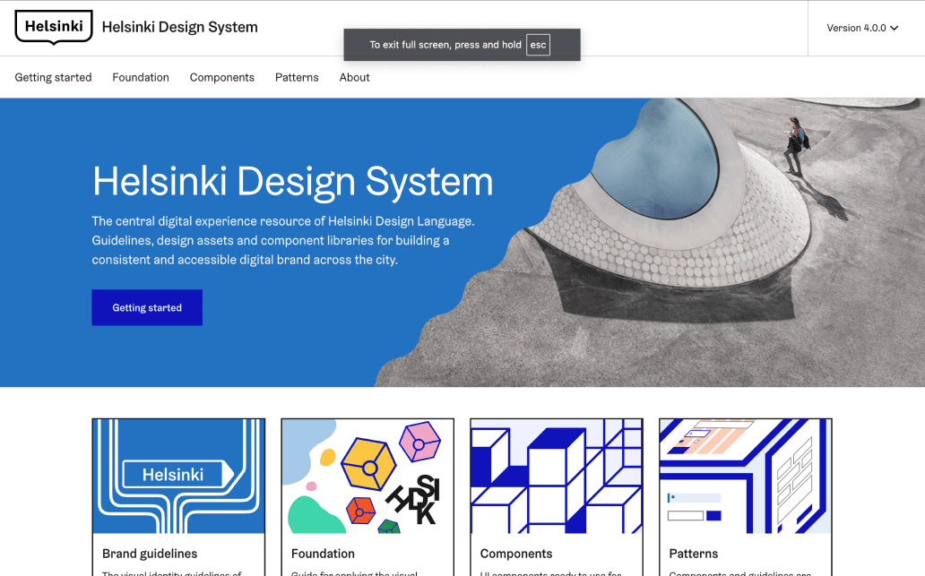 Helsinki design system