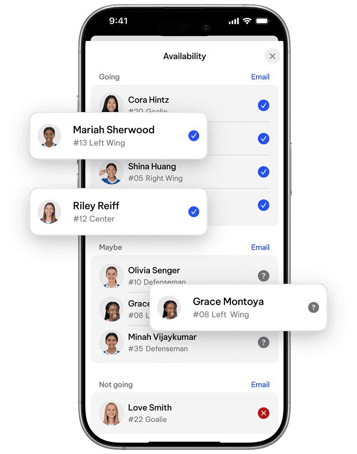 TeamLinkt's Hockey Schedule Team Availability Tool