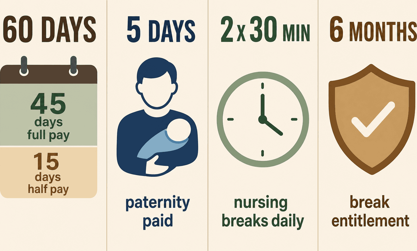 Infographic: Maternity and Parental Leave in the UAE - Entitlements Explained