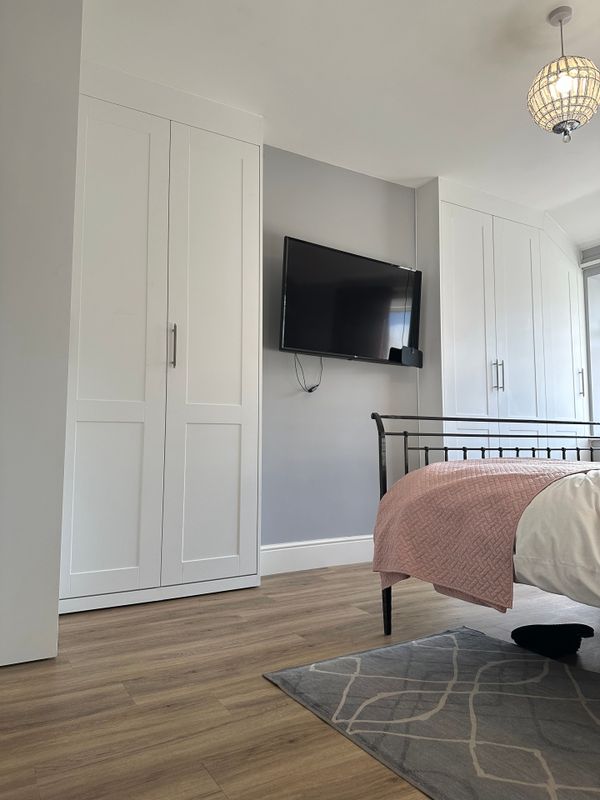 white wardrobe