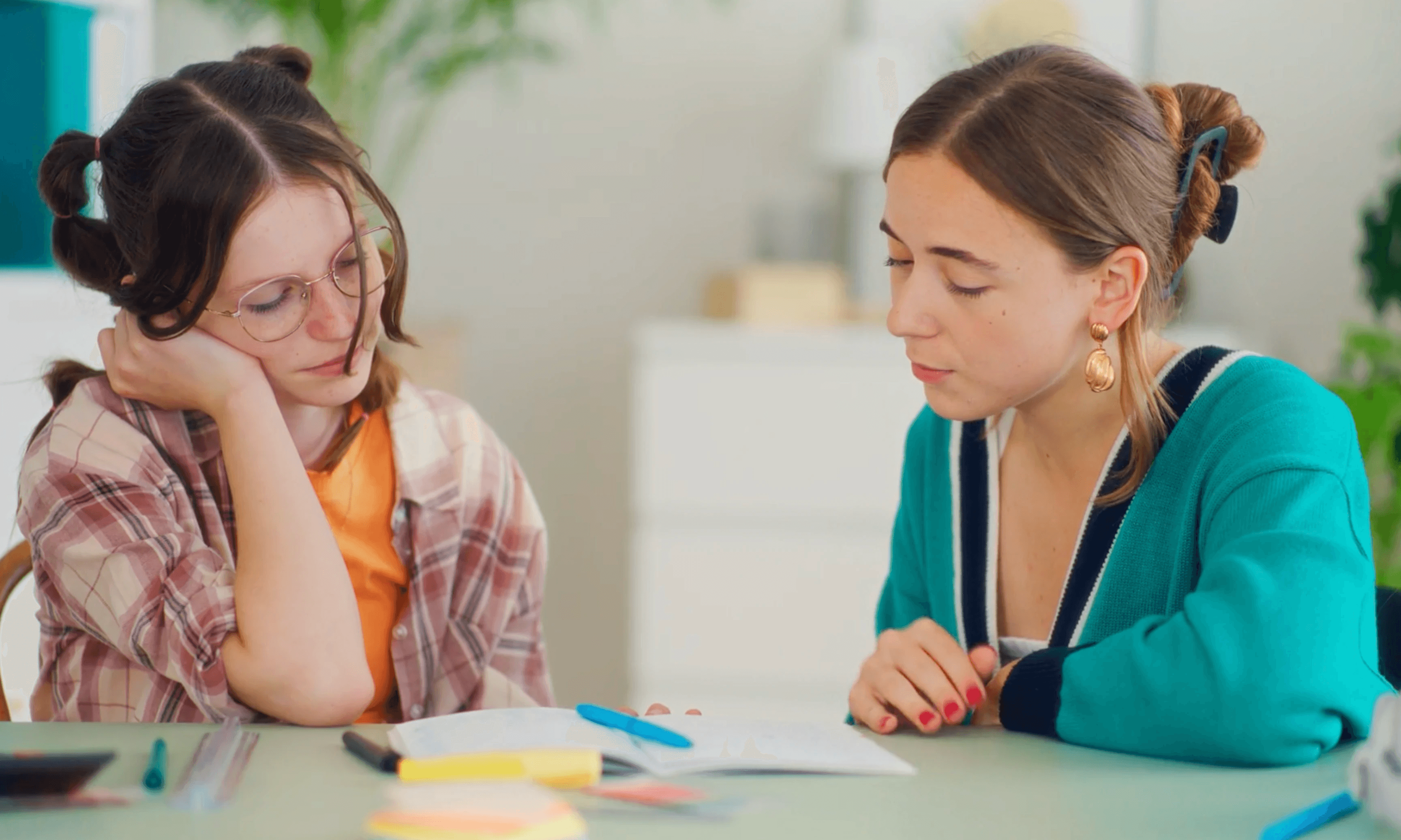 Two creators working through a content strategy session — Playhuman Playbook creator support programme