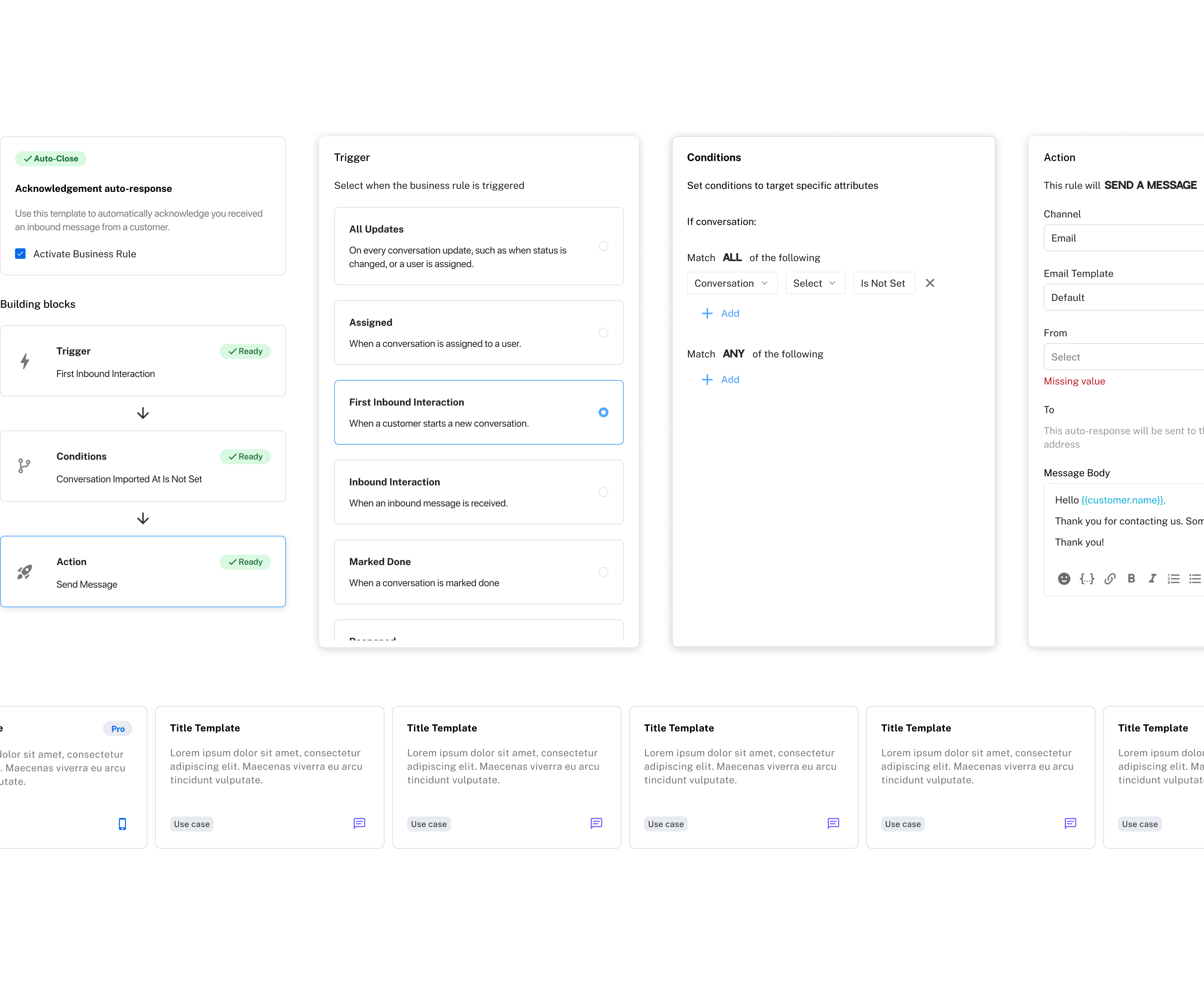 Components of business rules
