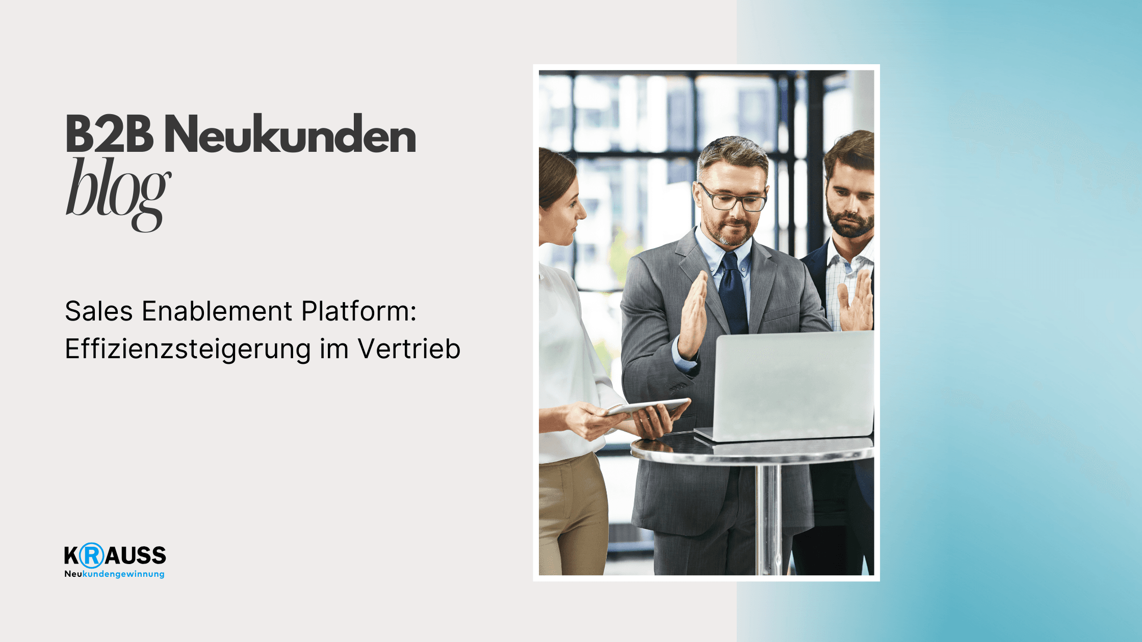 Sales Enablement Platform Effizienzsteigerung im Vertrieb