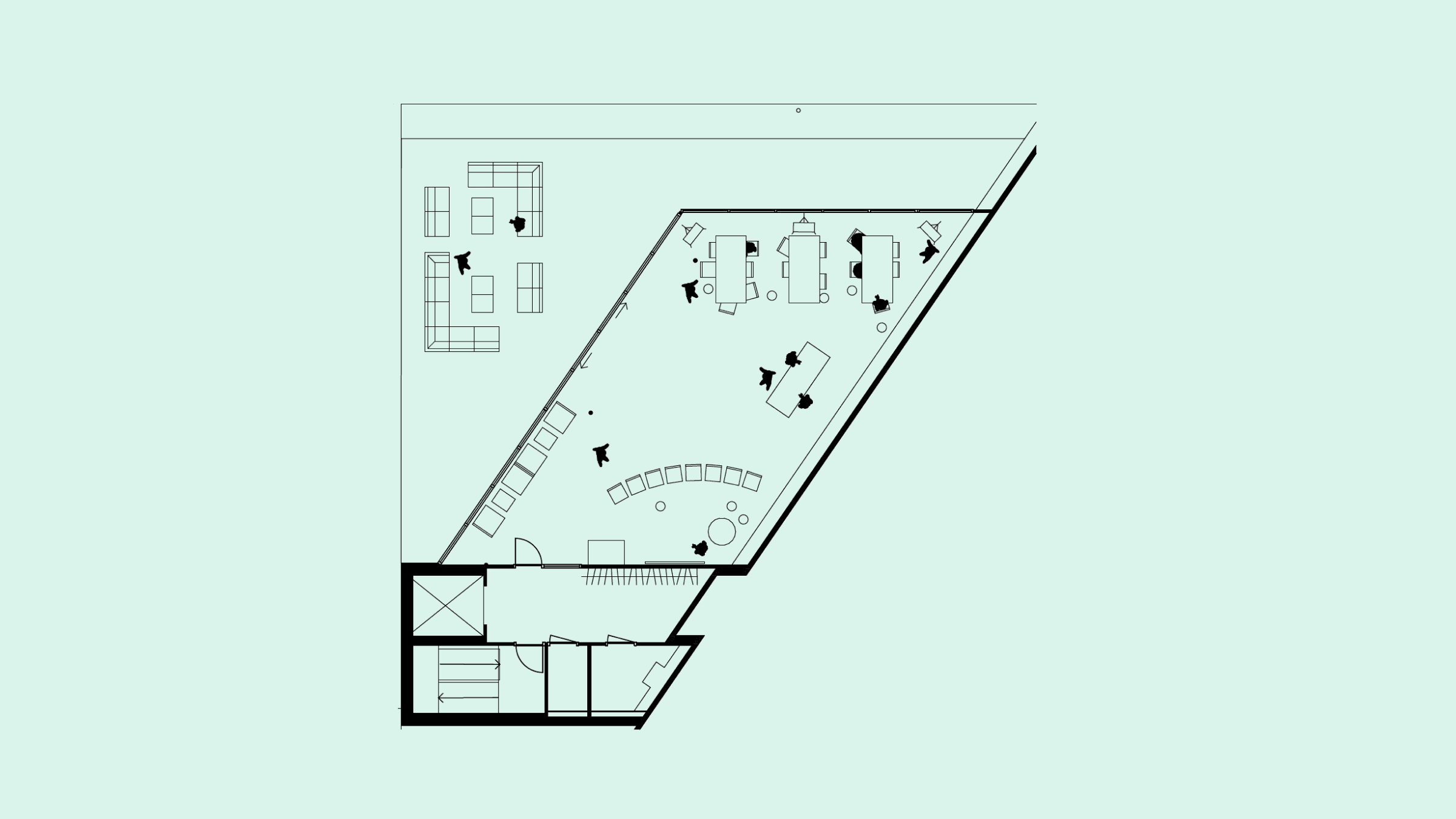 Brainstorm/war-room opstelling