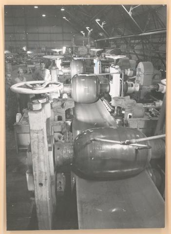 Instalaciones al interior de acería Huachipato