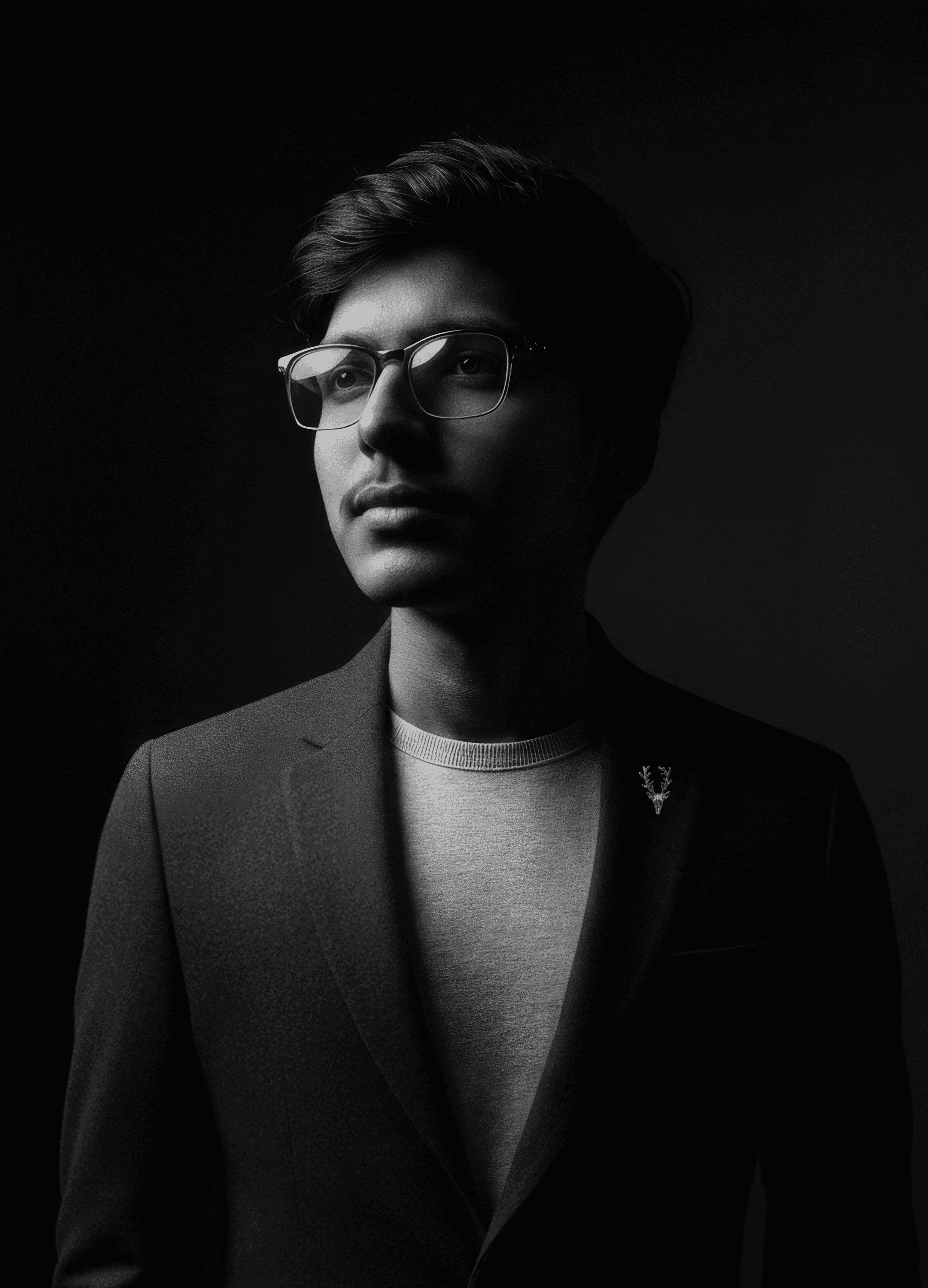 Portrait of portfolio creator – front view