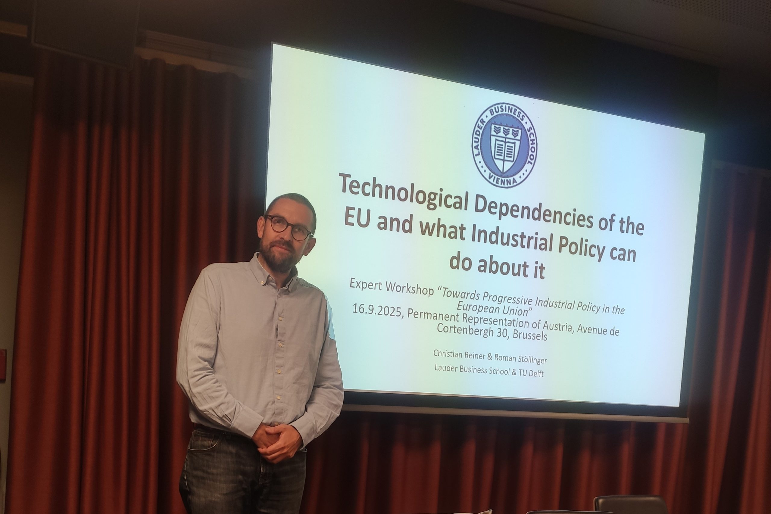 Shaping Europe’s Future: Prof. (FH) Dr. Christian Reiner at the Brussels Industrial Policy Forum