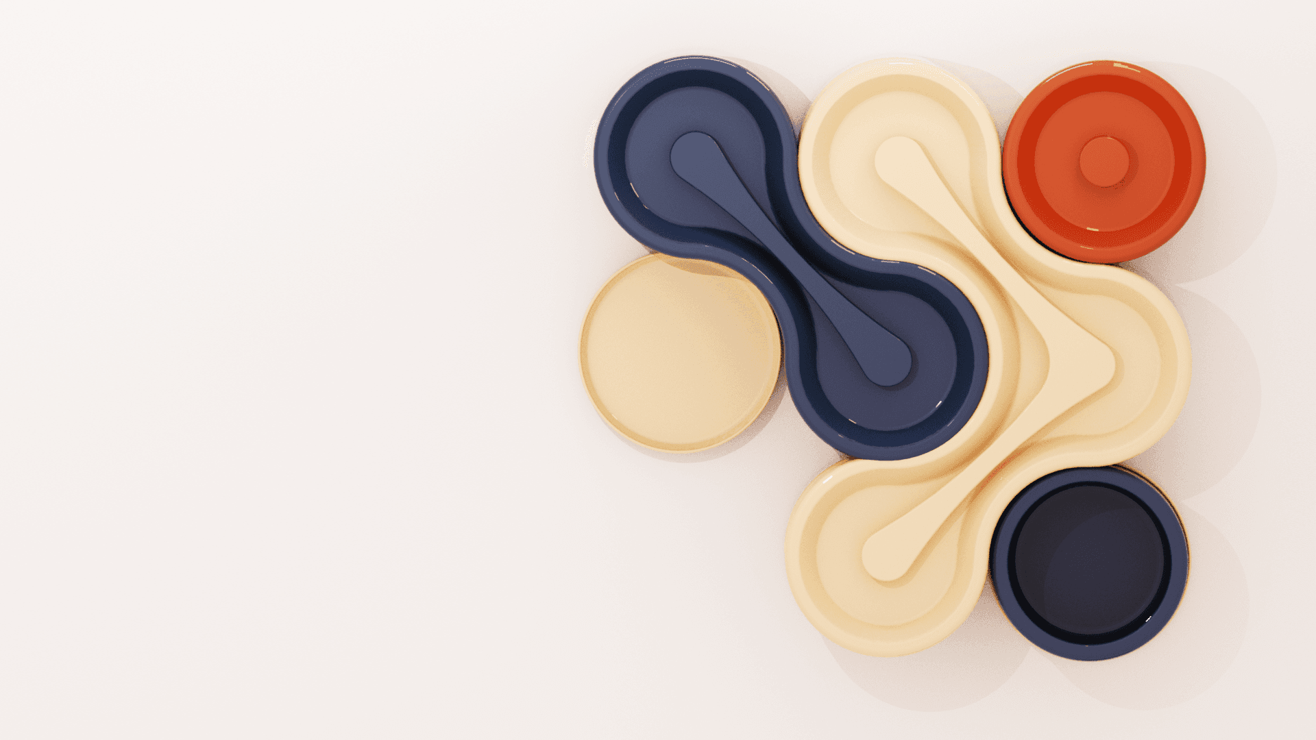 Rendered Models with various materials tested.