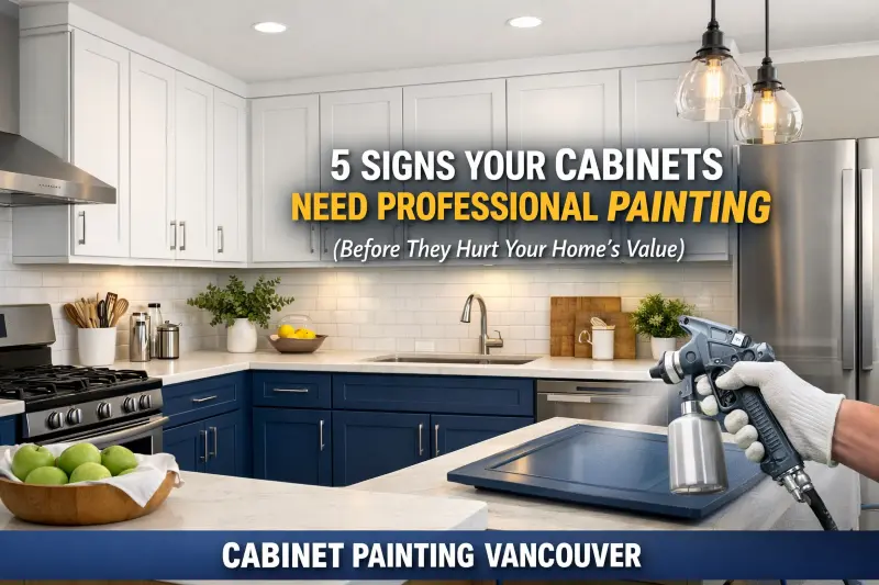 Kitchen Cabinet Painting Vancouver – Professional Cabinet Refinishing
