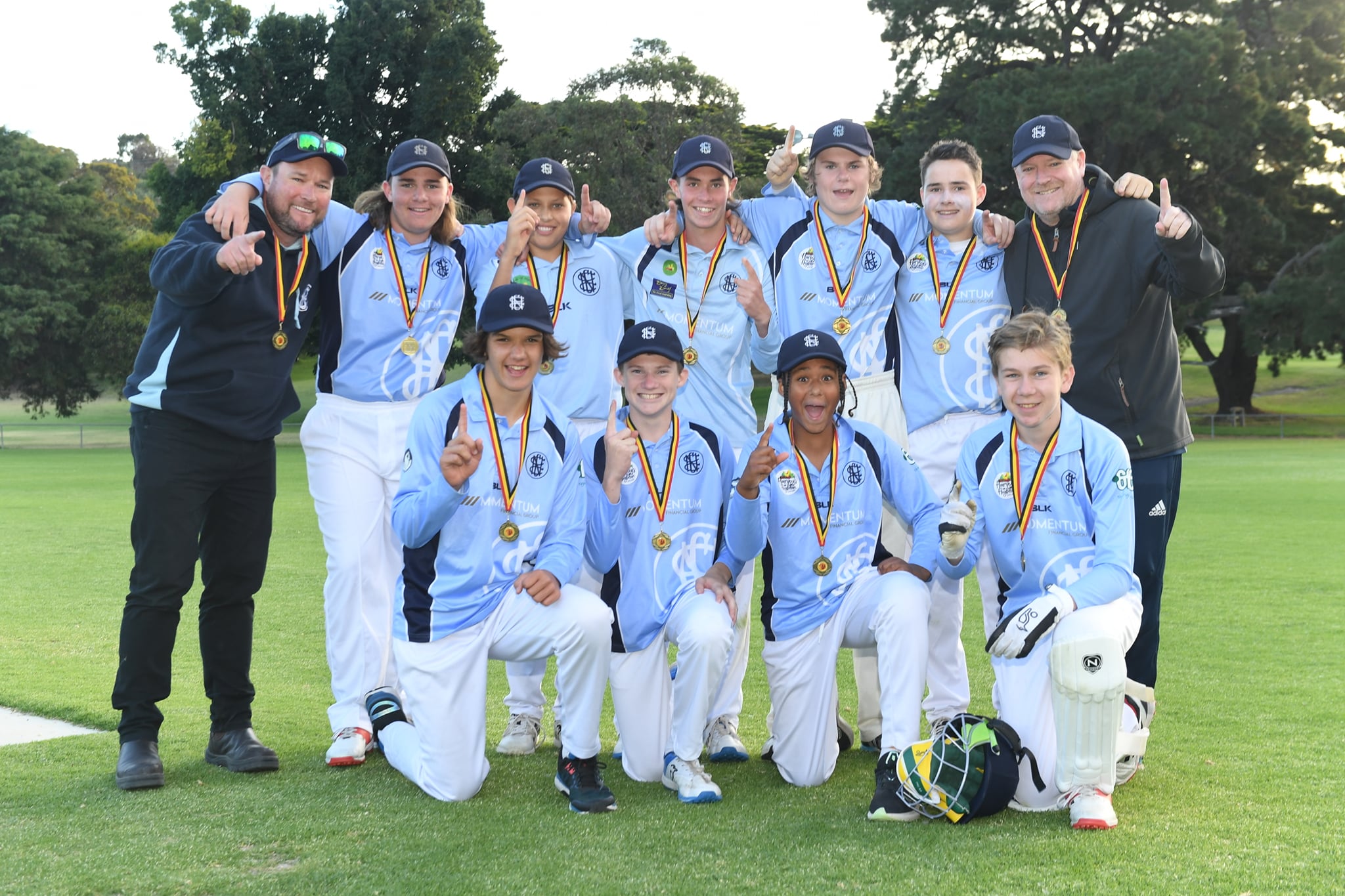 1910 Newtown & Chilwell Cricket Club Team Photo