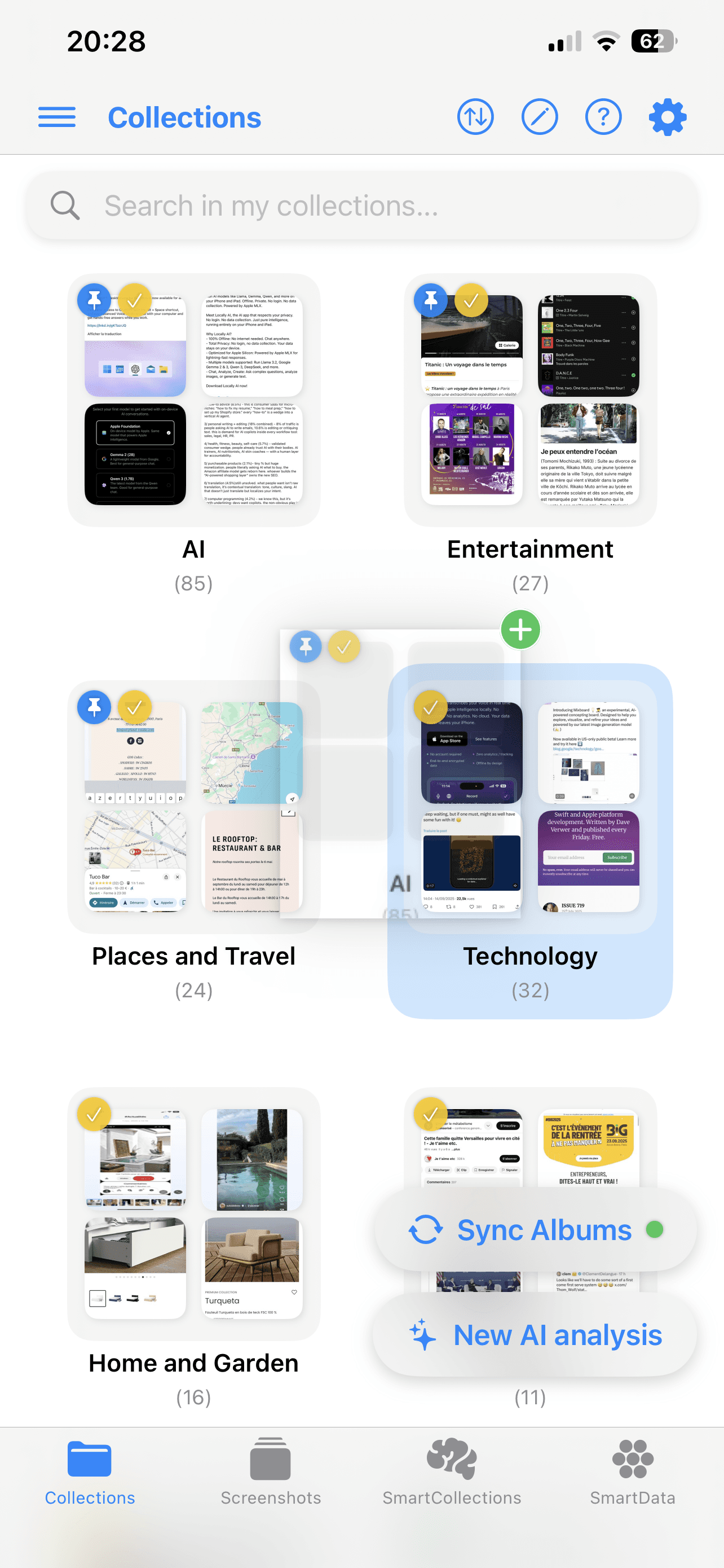 Screenshot de l'application