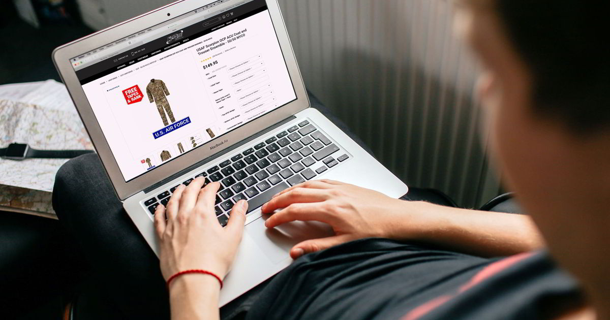 Hunter Inman Portfolio UX/UI Case Study KelLac Uniforms, Inc.