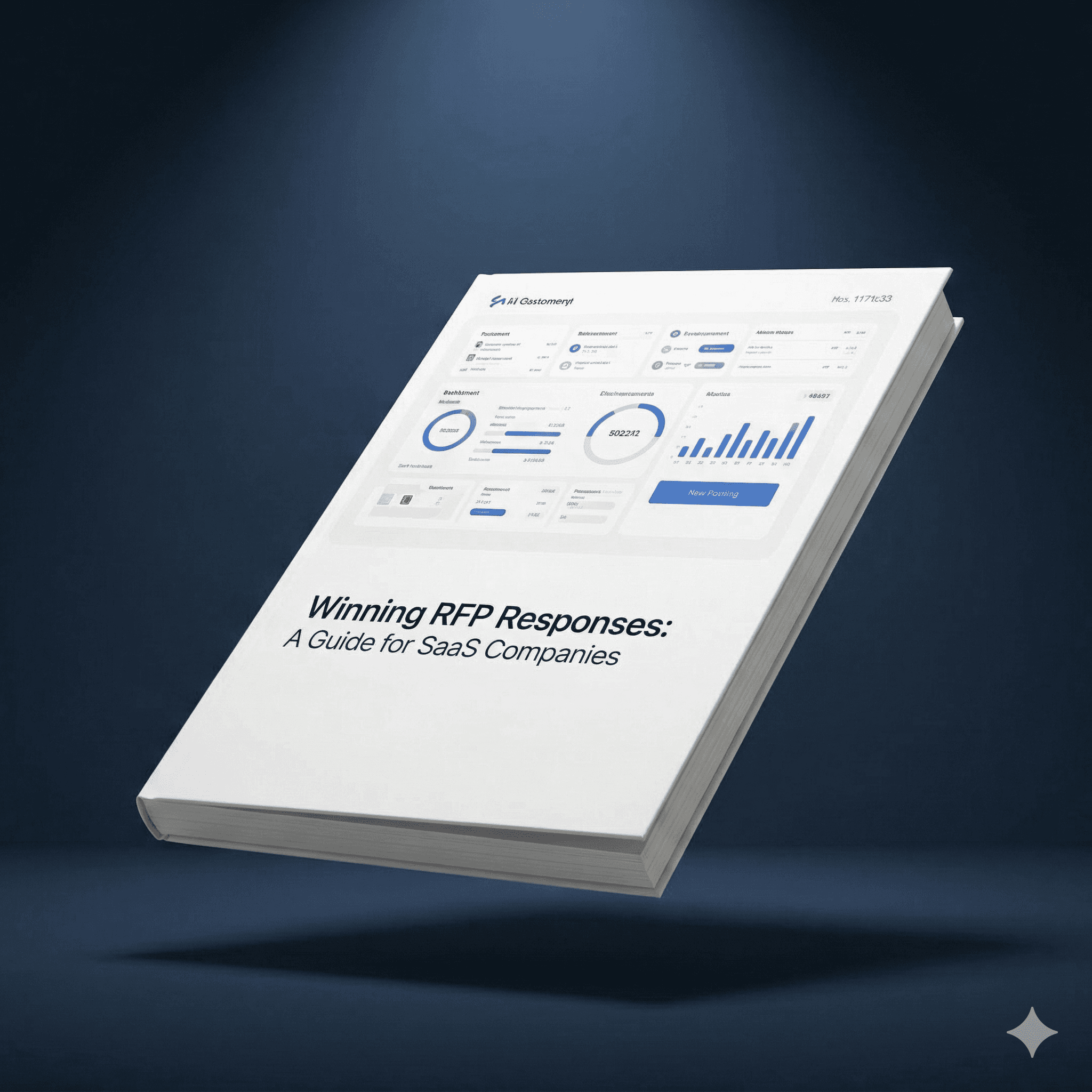 Woman writing RFP using RFP Response Examples