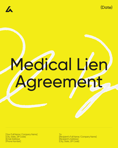 Medical Lien Agreement 