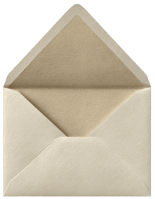 a white envelope with a red stamp on it