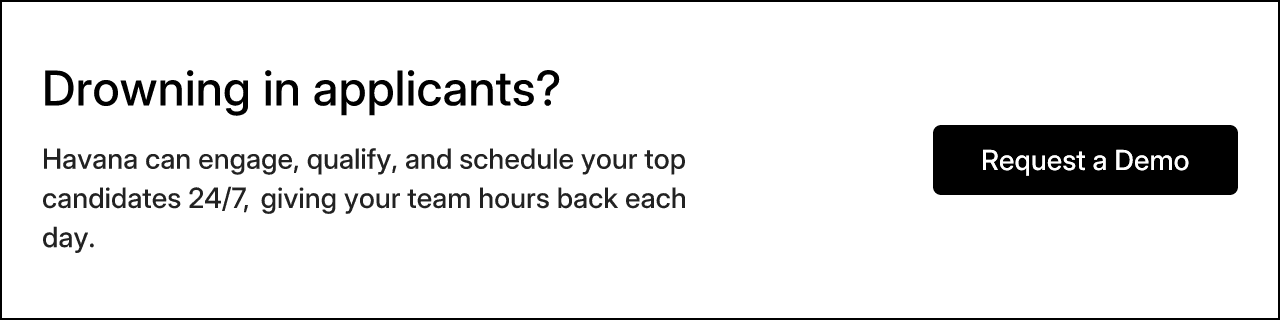 Drowning in applicants?